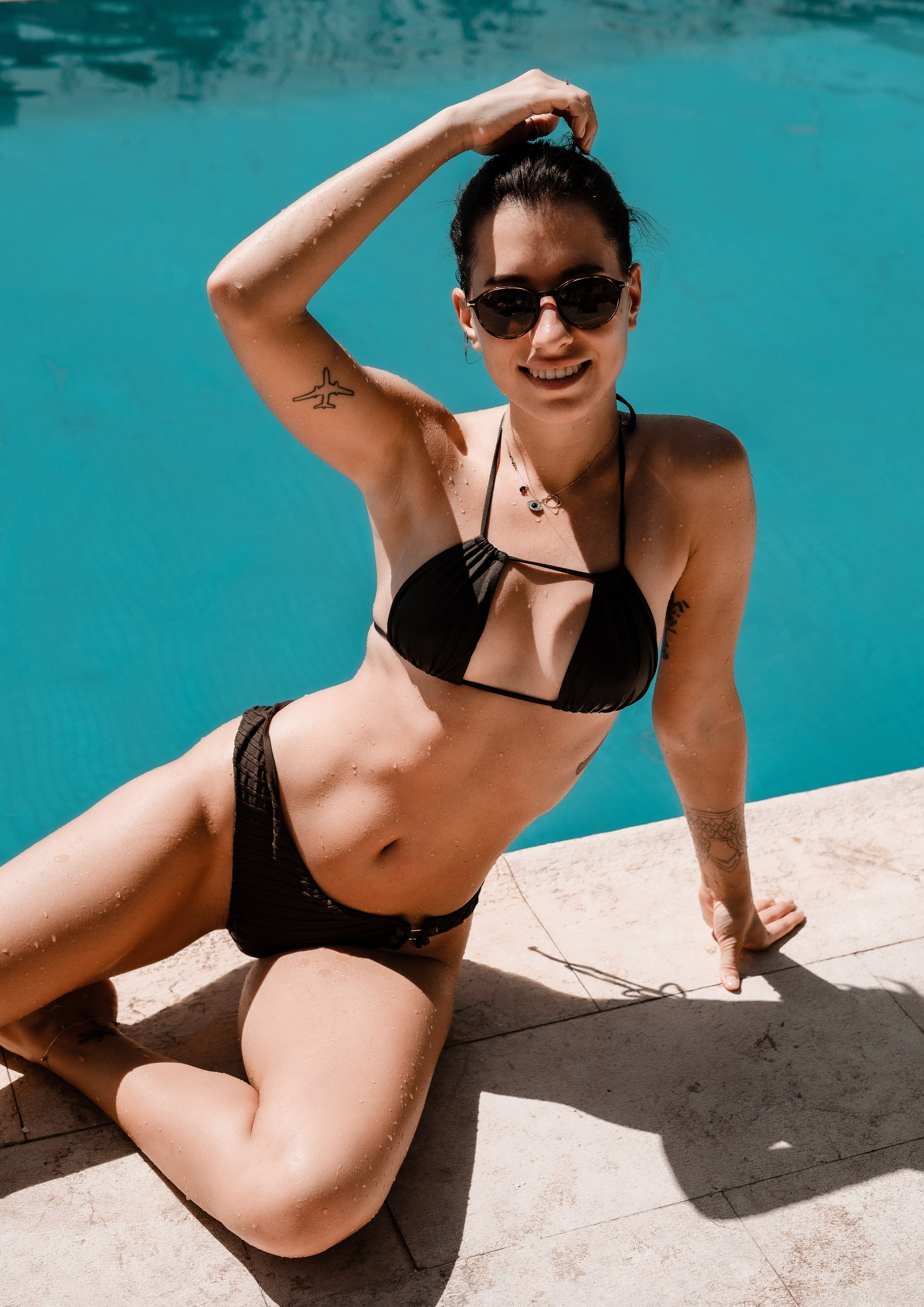 Лето. бассейн. девушки. Портретный и семейный фотограф в Мариуполе, РФ. Даша Жогло