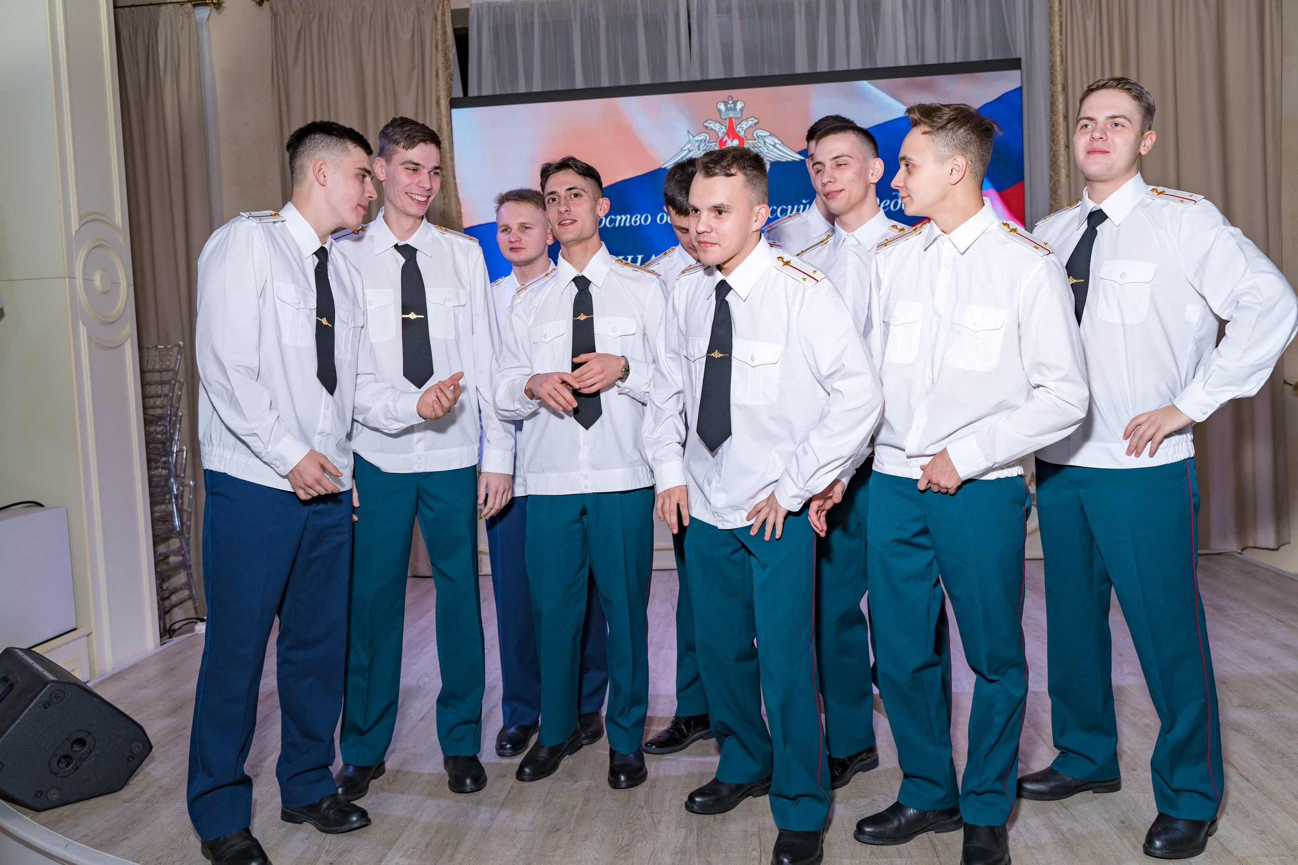 Фотосъемка выпуска военной академии и вручение дипломов