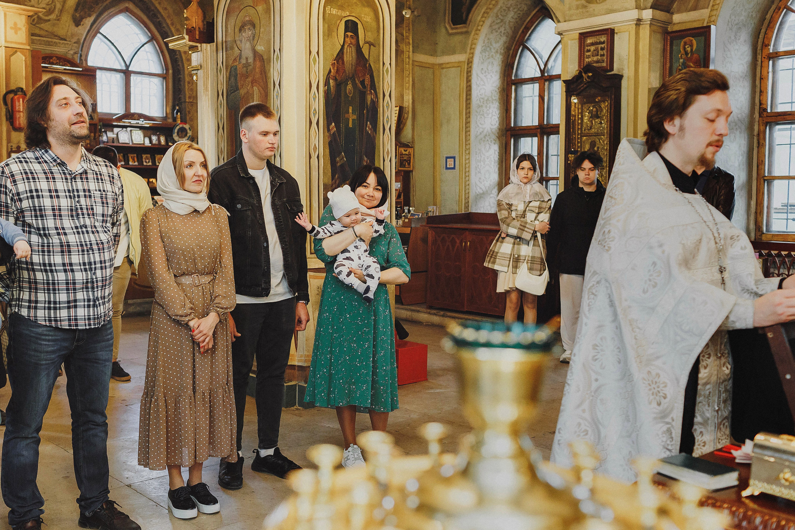 Таинство крещения в Люберцах и Москве. Фотограф в Москве и Люберцах Анна Ушакова