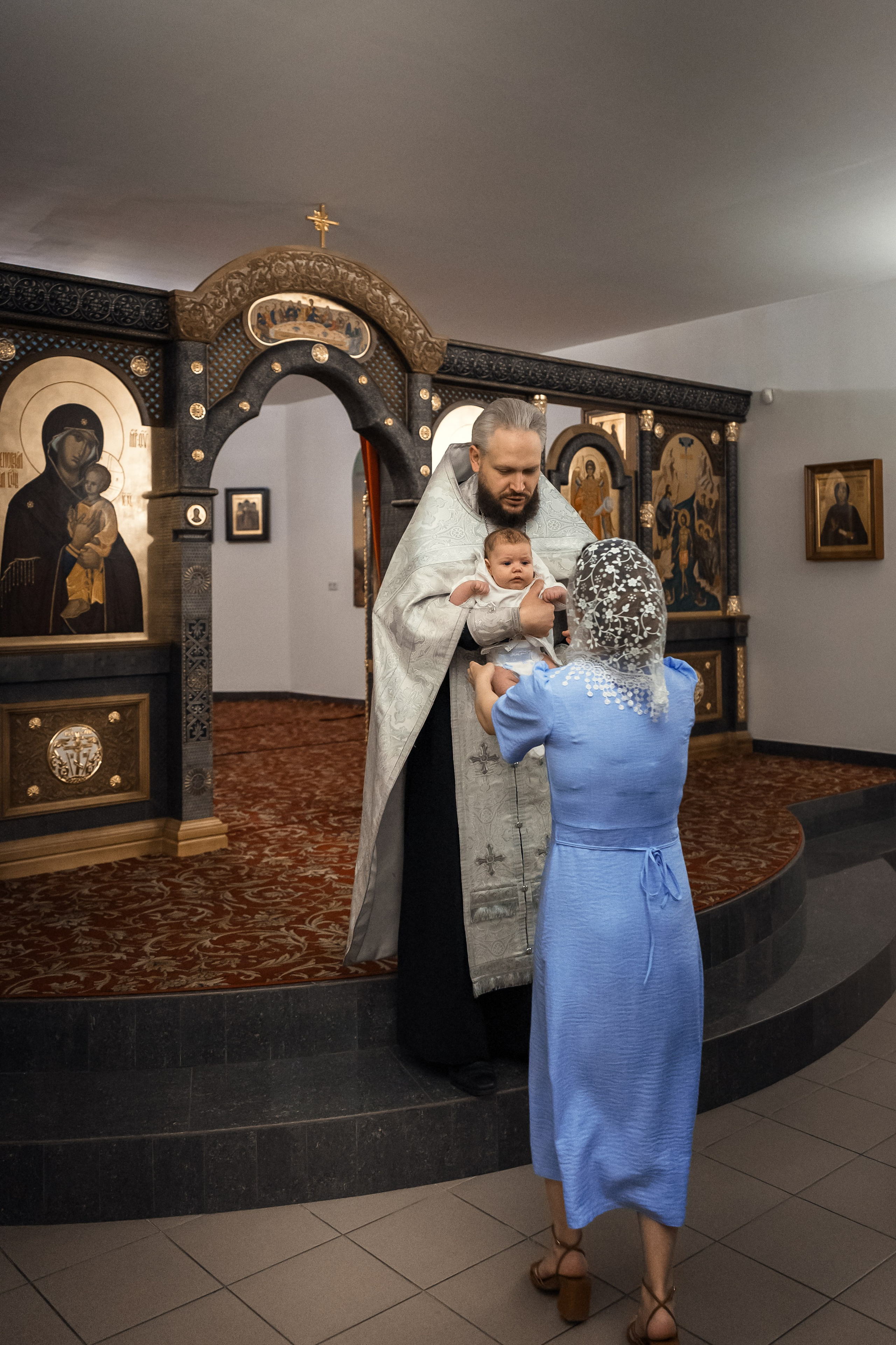 Крещение в Храме Троицы Живоначальной г. Реутов. Профессиональный фотограф в Москве и Мо Мария Шантарёва