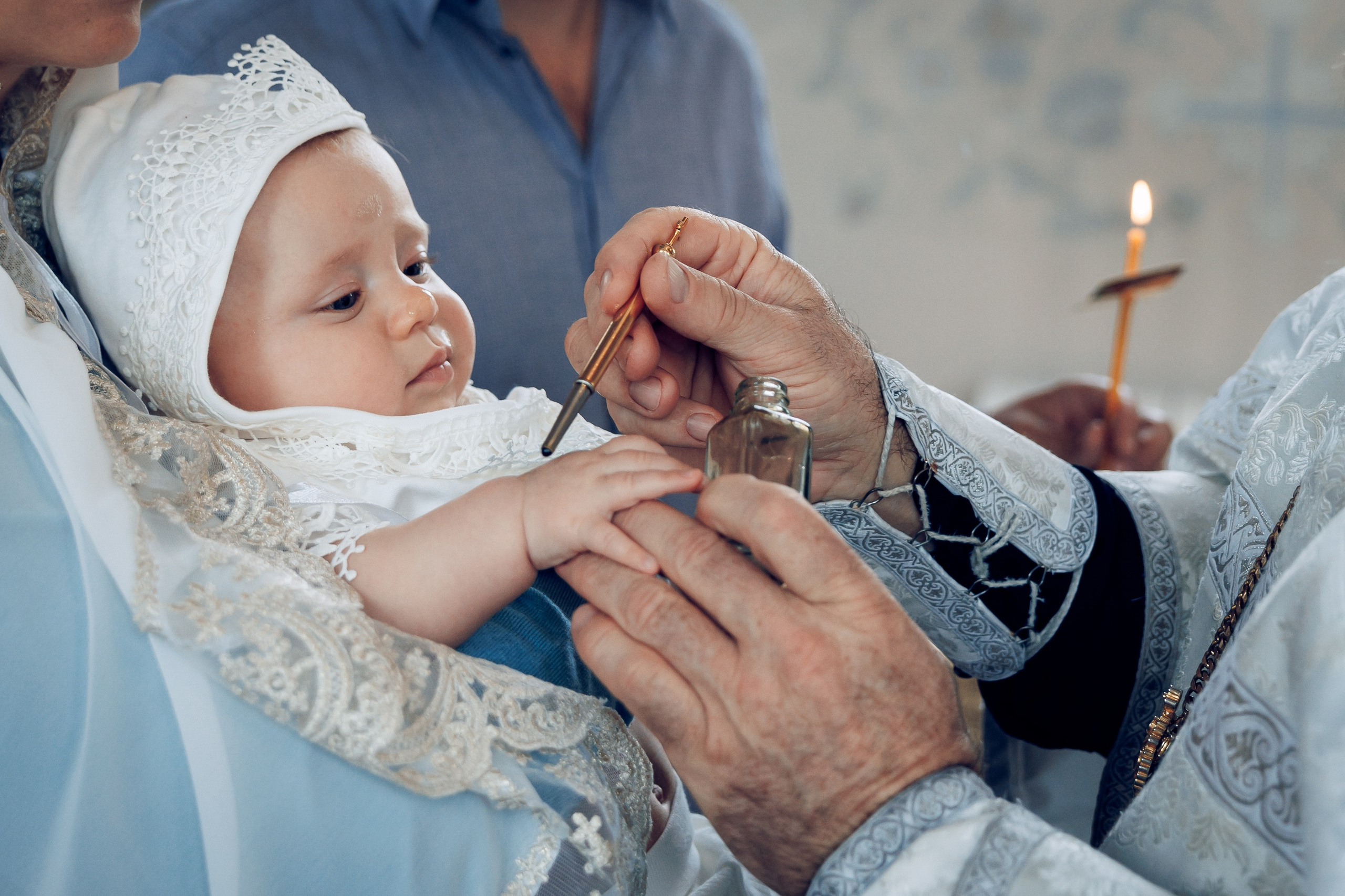 Крещение в Елоховском Богоявленном соборе. Профессиональный фотограф в Москве и Мо Мария Шантарёва