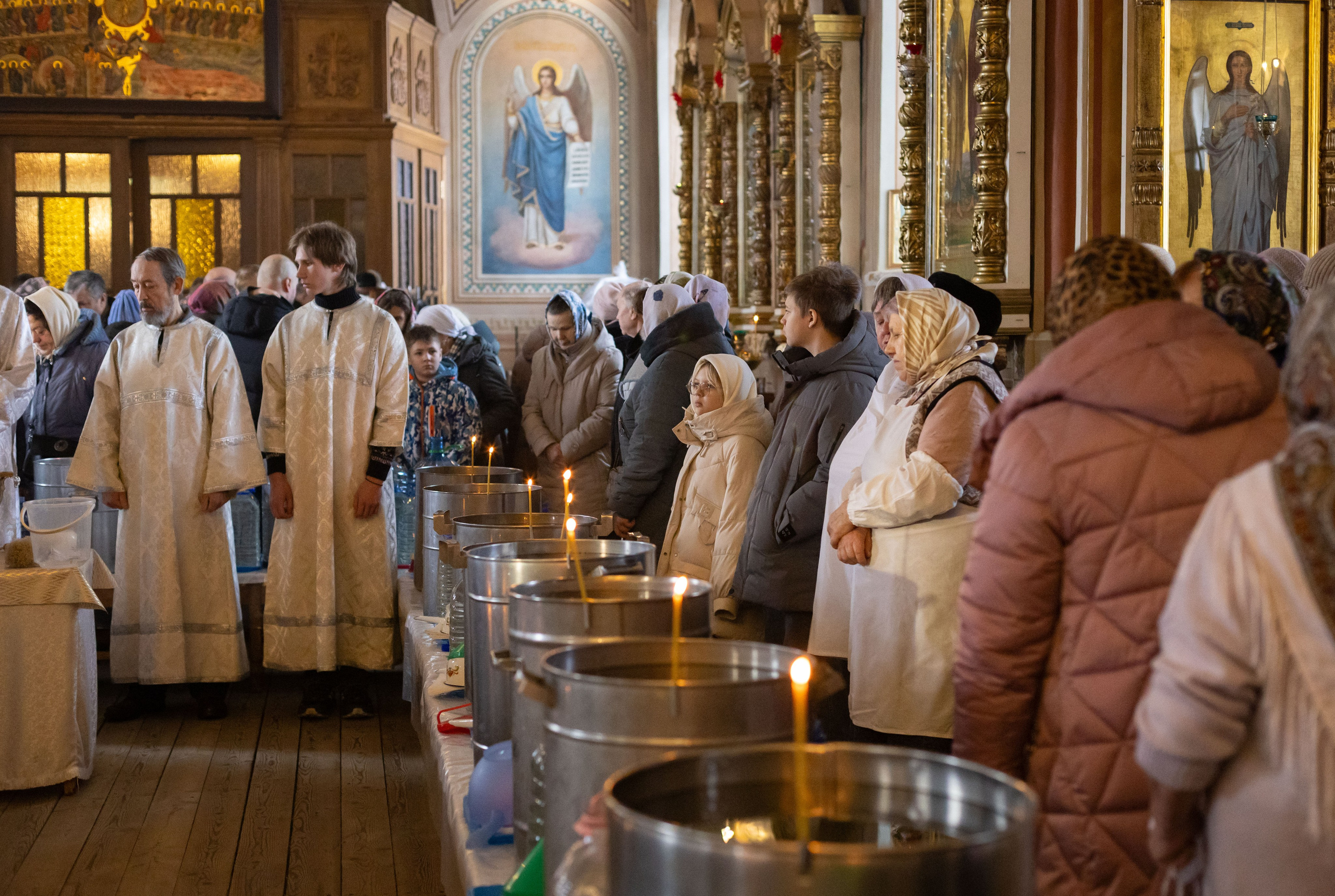Крещение. Утренняя. Семейный и детский фотограф Анна Петракова