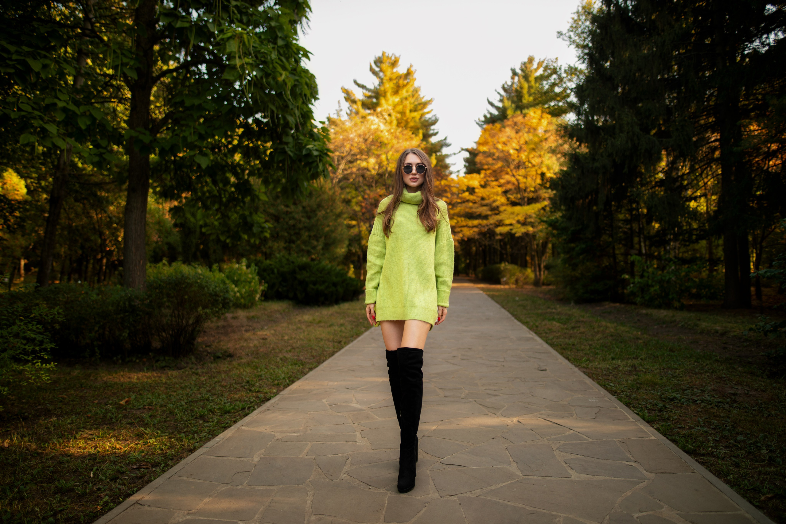 Осенняя съемка с Анастасией в парке в формате для «себя»