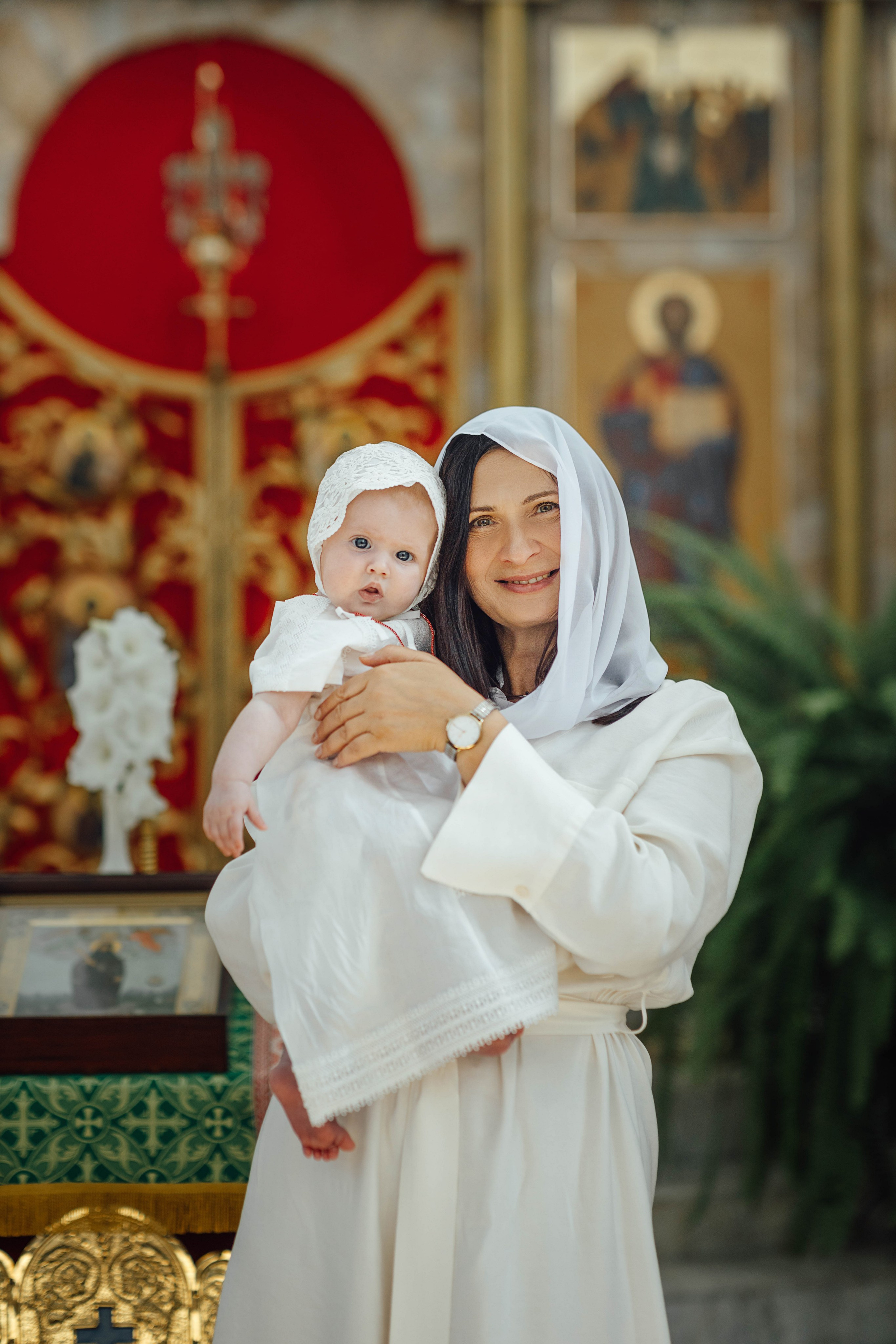 Крещение Мишель, гп. Ивенец, храм Ефросинии Полоцкой, август 2025