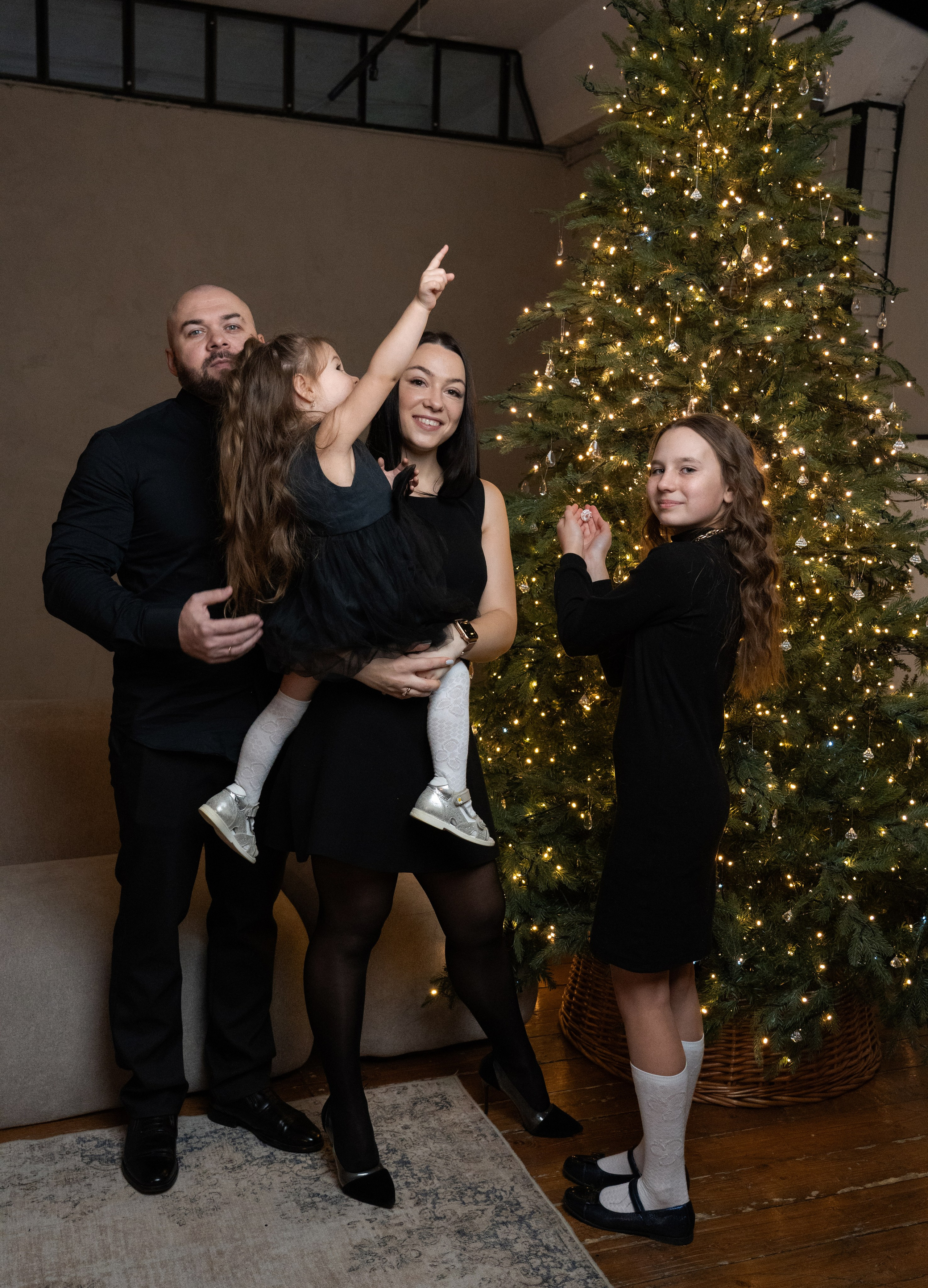 Семейная Новогодняя фотосессия. Фотограф в городе Владимир