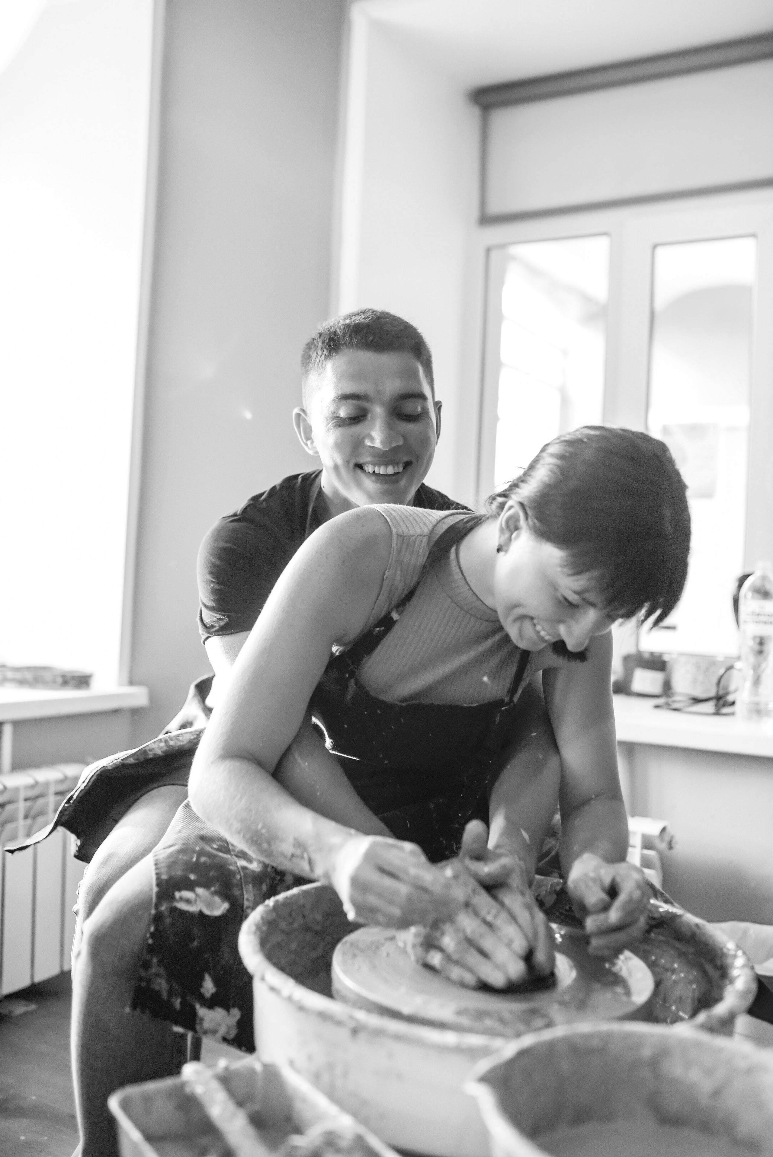 Love Story в гончарной мастерской. Семейный фотограф Олеся Батурина Рязань