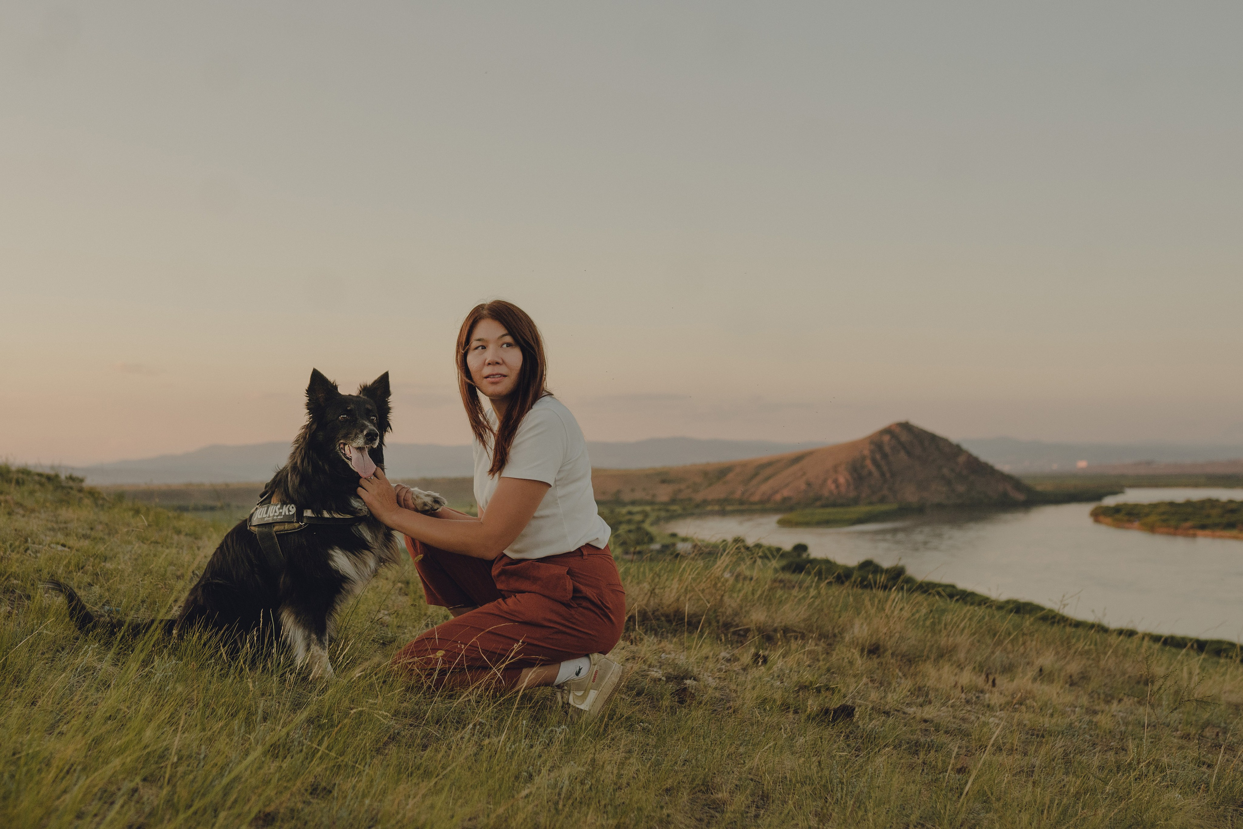 Настя и Умка. Фотограф анималист в Спб недорого Олеся Майорова