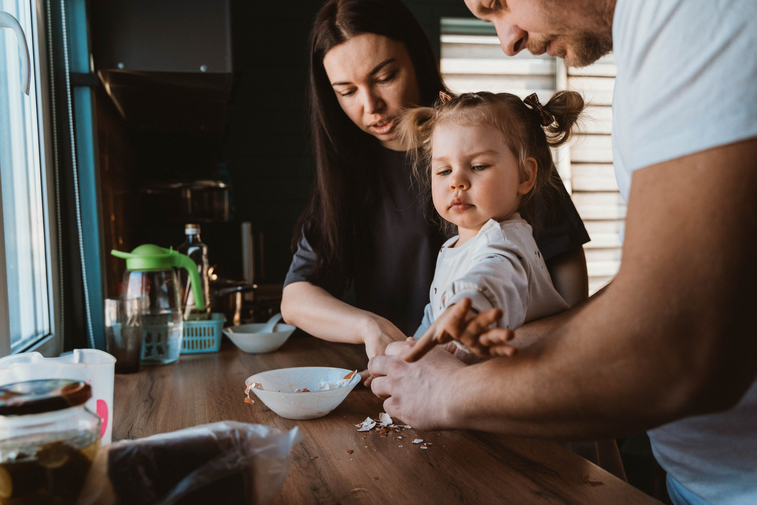 Артем Настя и Манюнька. Семейный фотограф в Москве Алёна Шестунова
