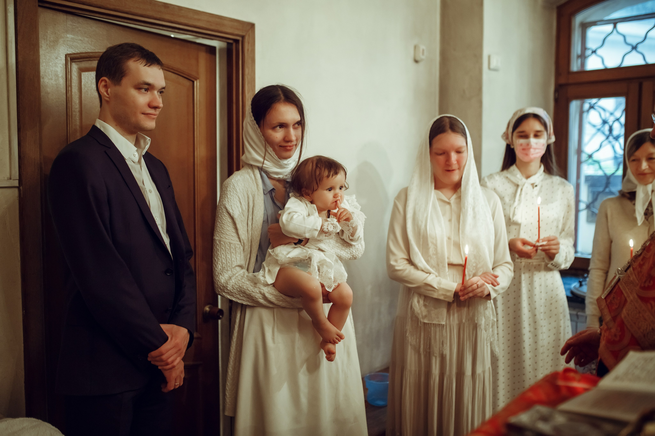 Крещение Даши. Фотограф на Крещение, семейный фотограф в Москве