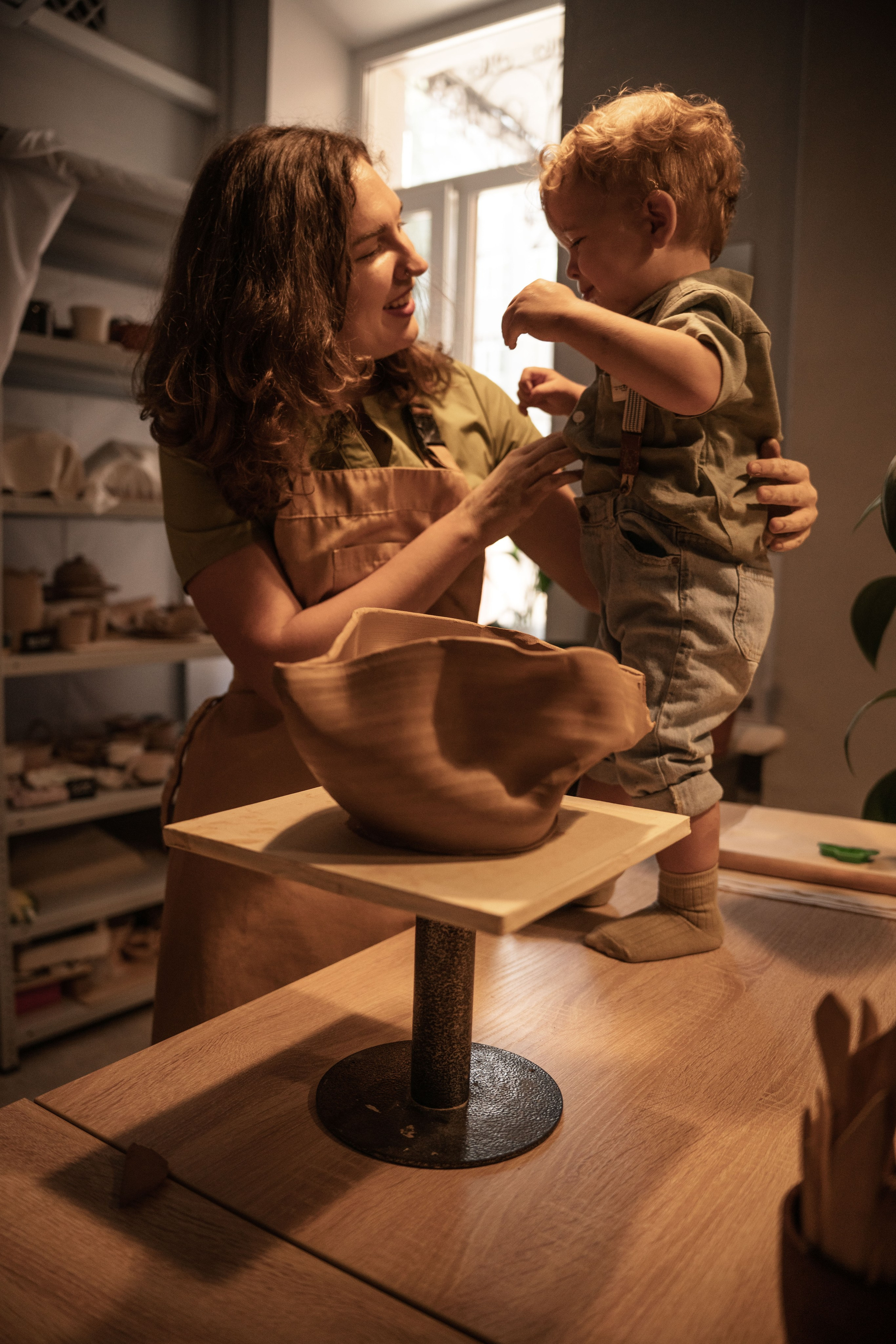 В гончарной. Семейный фотограф в Омске Александра Яровикова