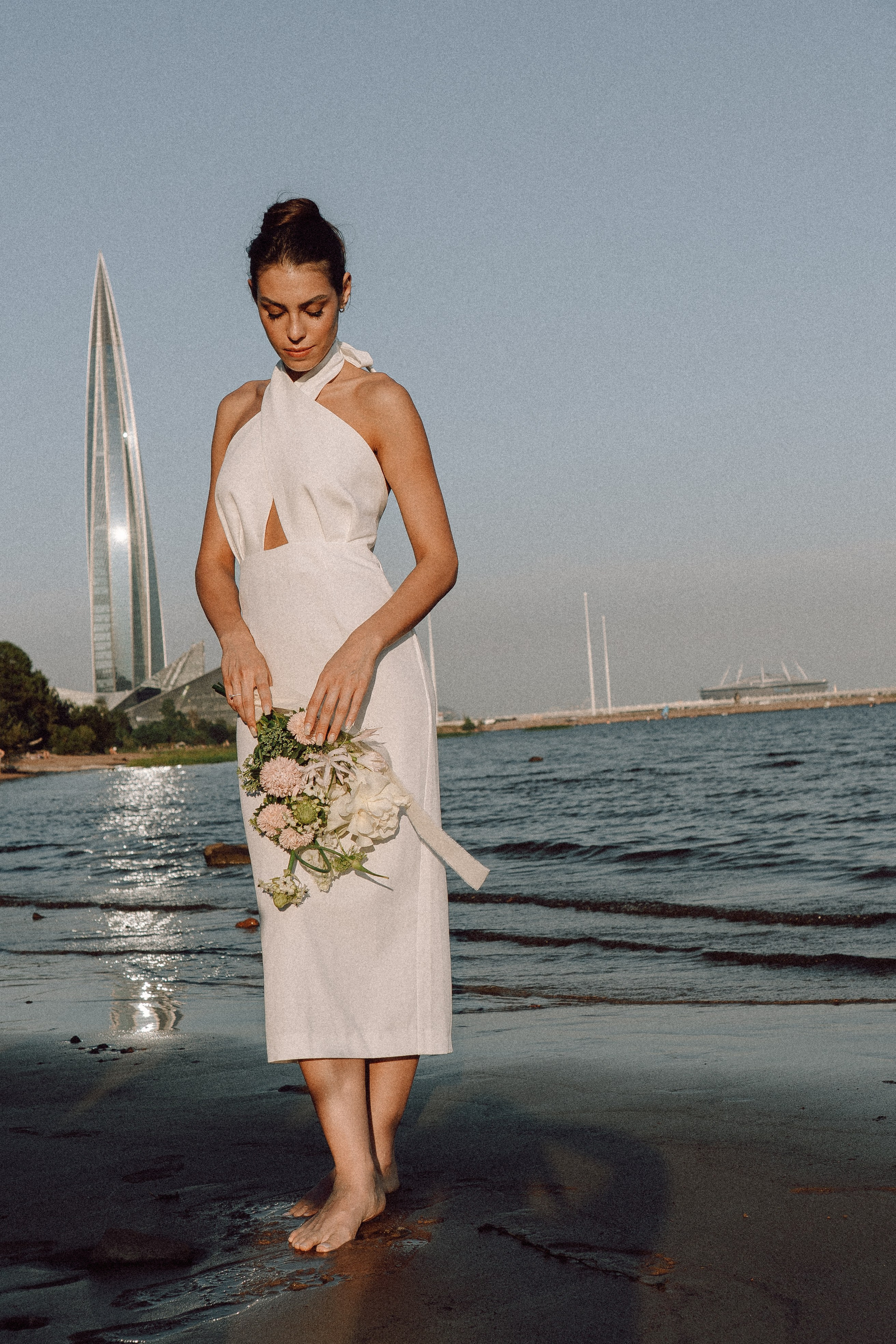 СВАДЕБНАЯ ФОТОСЕССИЯ ВЫЕЗДНОЙ ЦЕРЕМОНИИ (ФИНСКИЙ ЗАЛИВ). Профессиональный фотограф, Санкт-Петербург — Виктория Богомолова