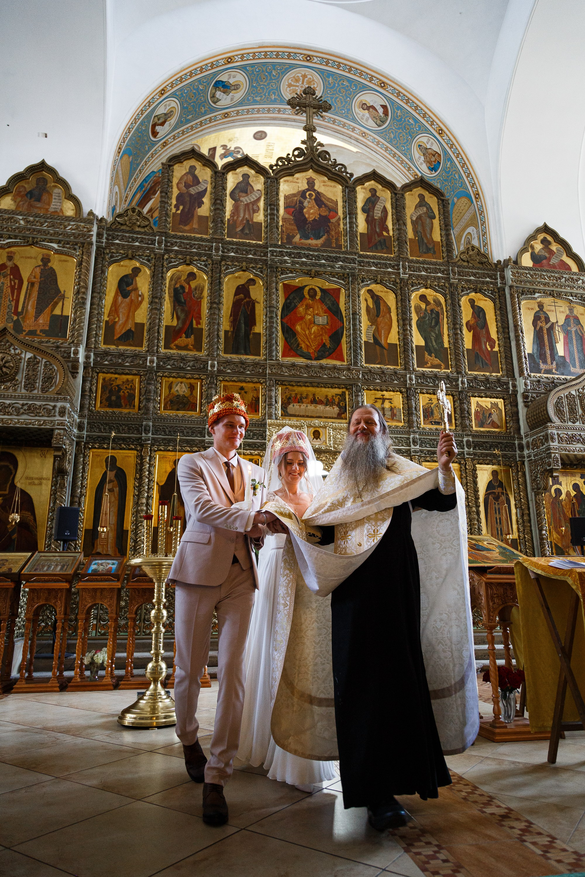 Венчание в храме Живоначальной Троицы на Шаболовке