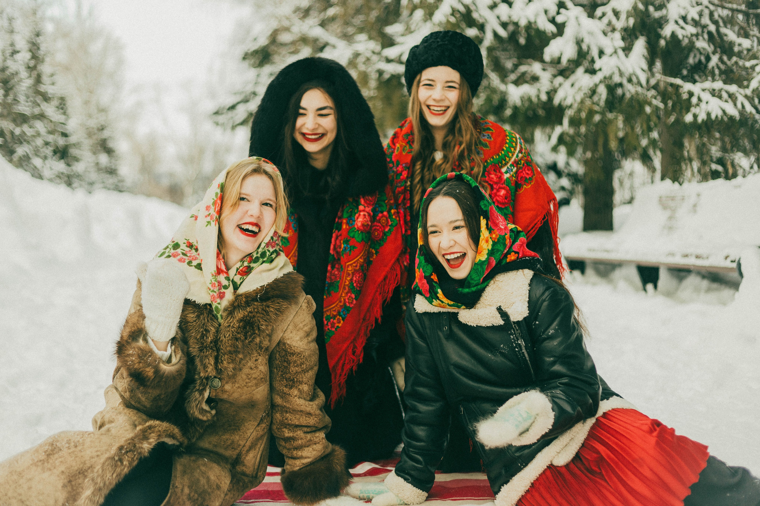 Зима в стиле СССР. Портретный и репортажный фотограф Елизавета Рудовская|Казань