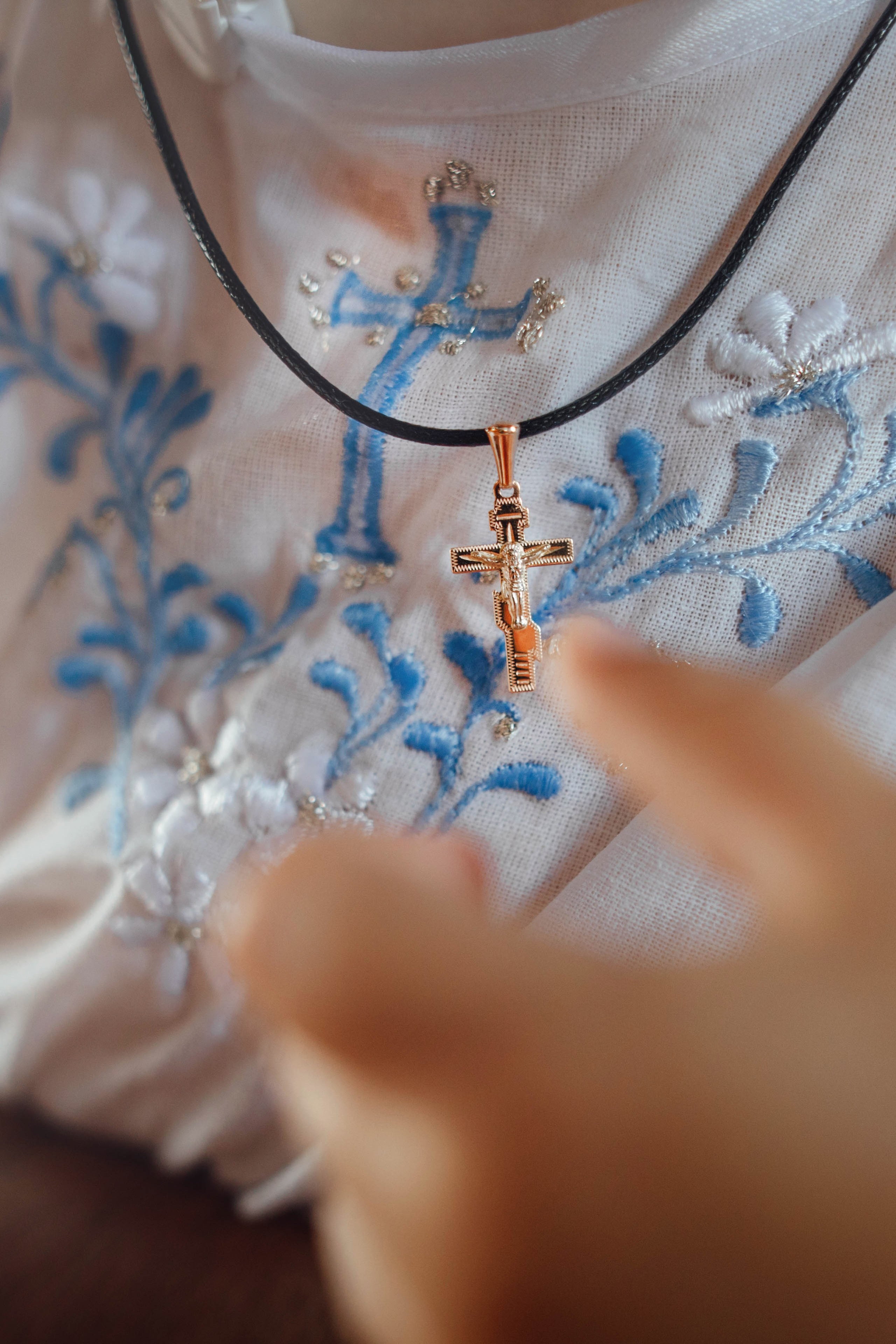 Крещение Тимофея, д. Киевец, храм Святой Троицы, август 2025