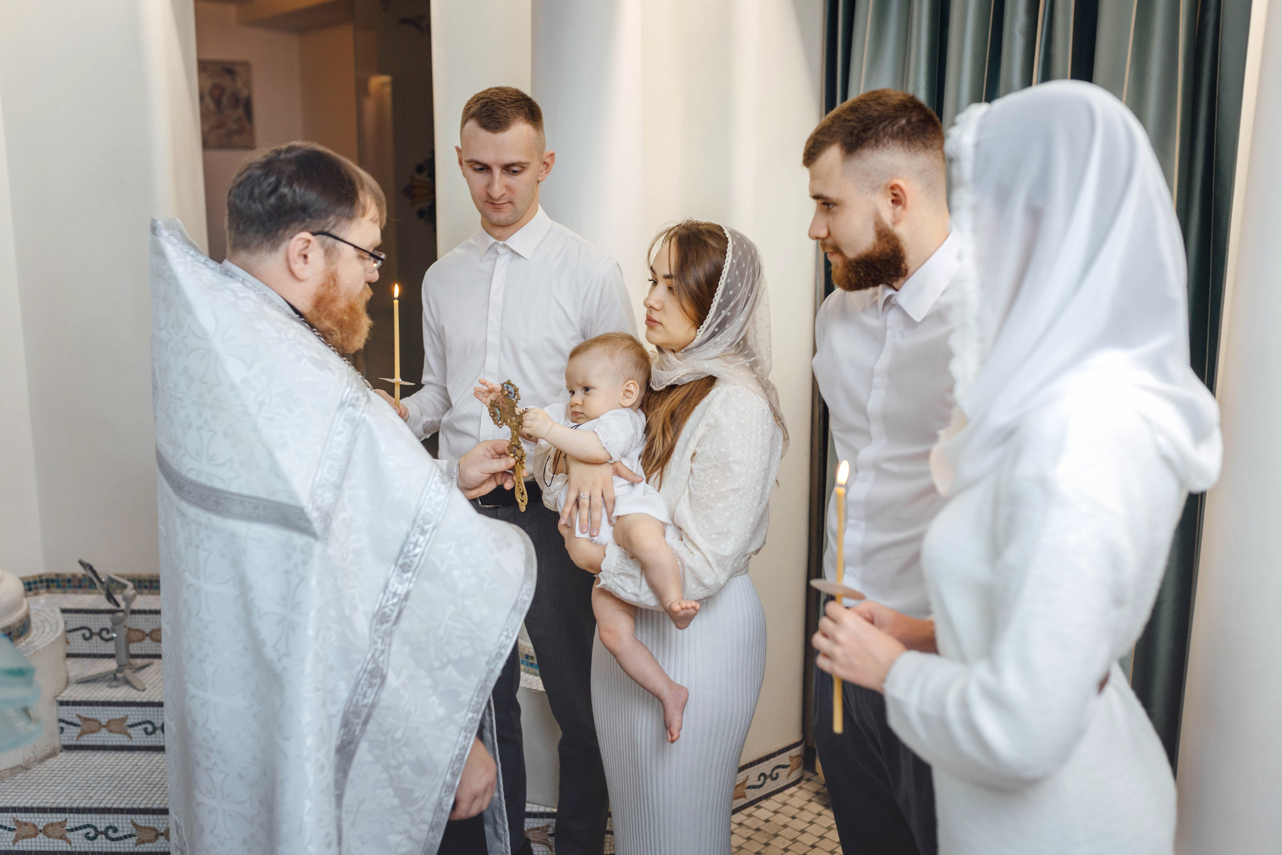 Крещение Демида, храм Святой Троицы, декабрь 2025