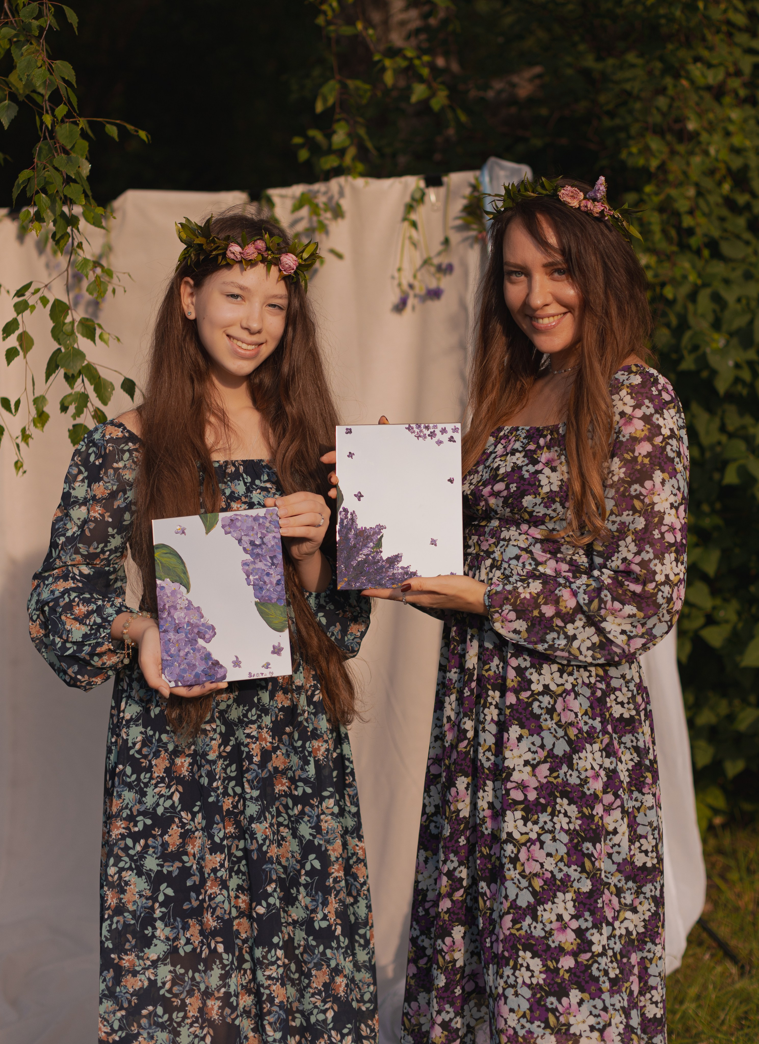 Мк Сирень на зеркале (девичник в парке). Анастасия Ракчеева Художник