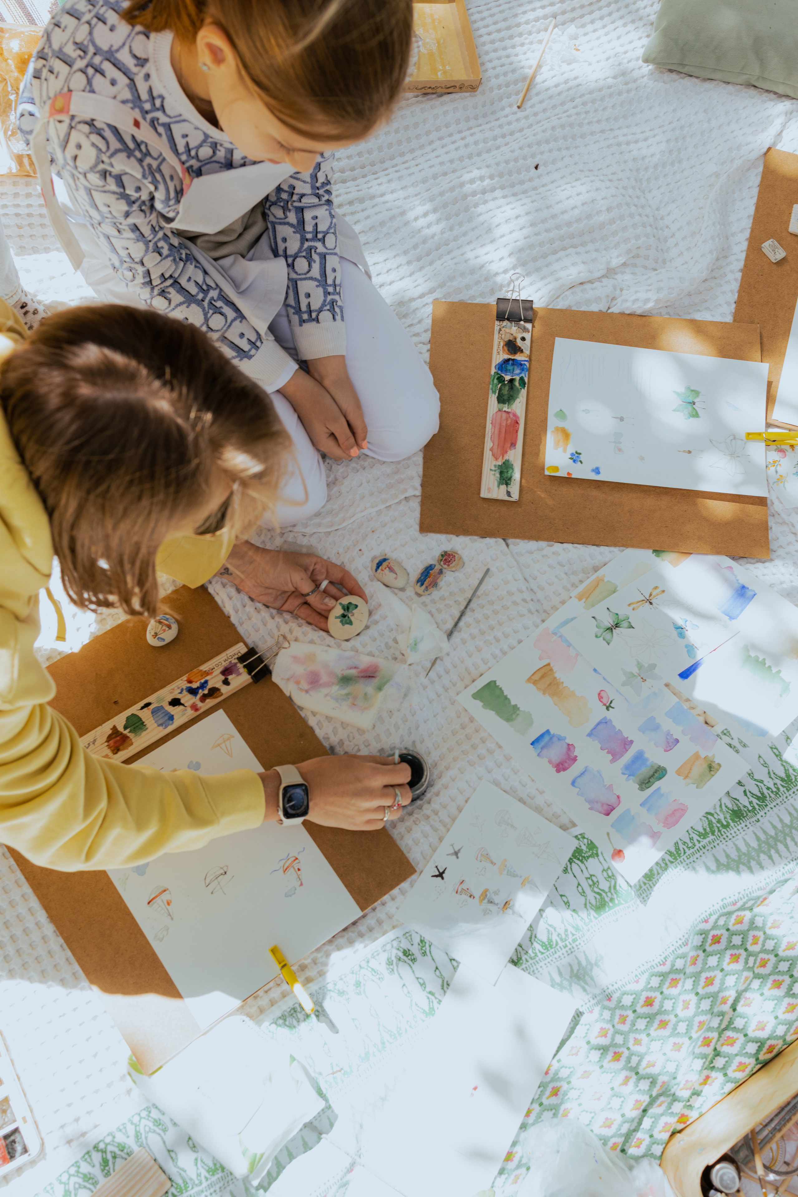 Мк Акварель (рисунки на камнях). Анастасия Ракчеева Художник