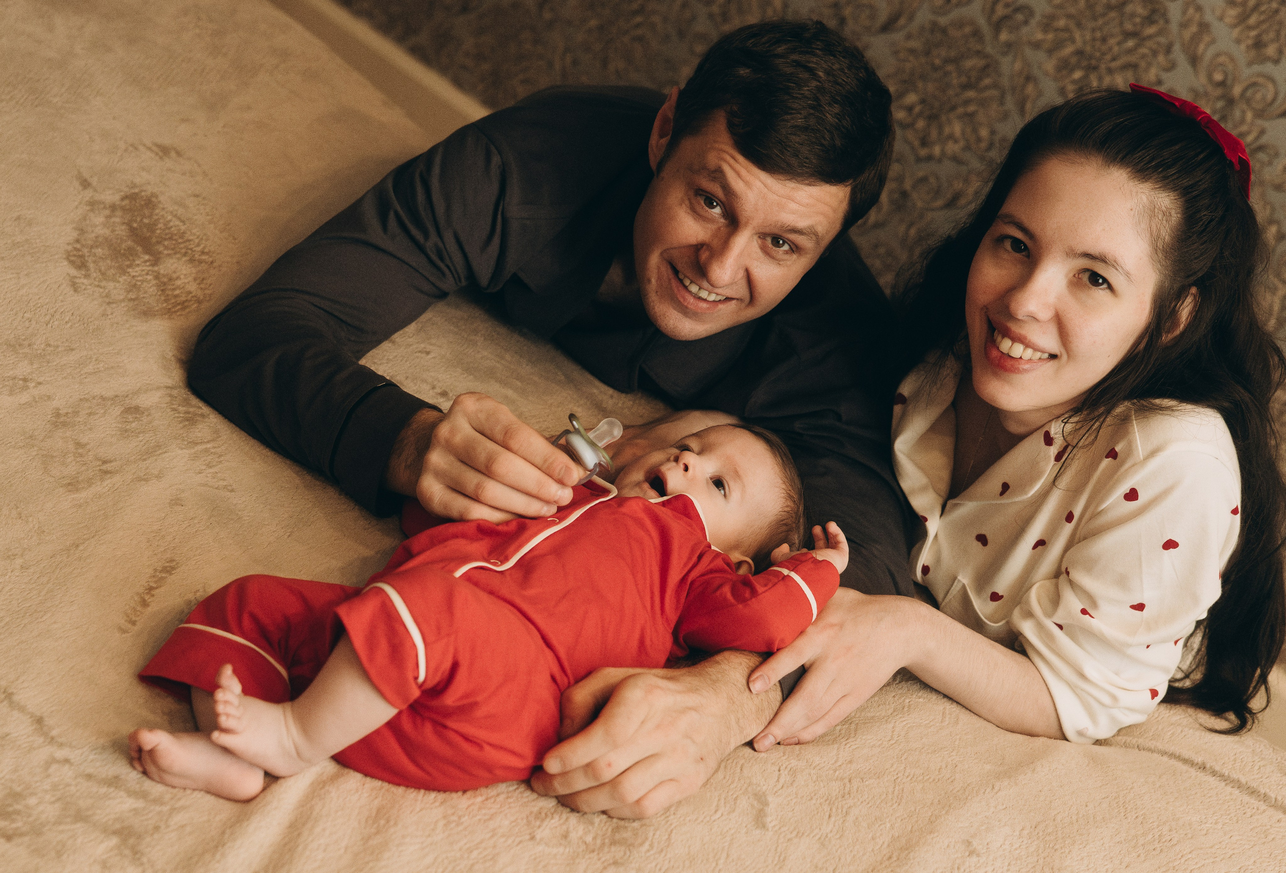 Домашняя Новогодняя история. Семейный, ньюборн фотограф, фотограф на роды в Москве, Виктория Тюльдюкова