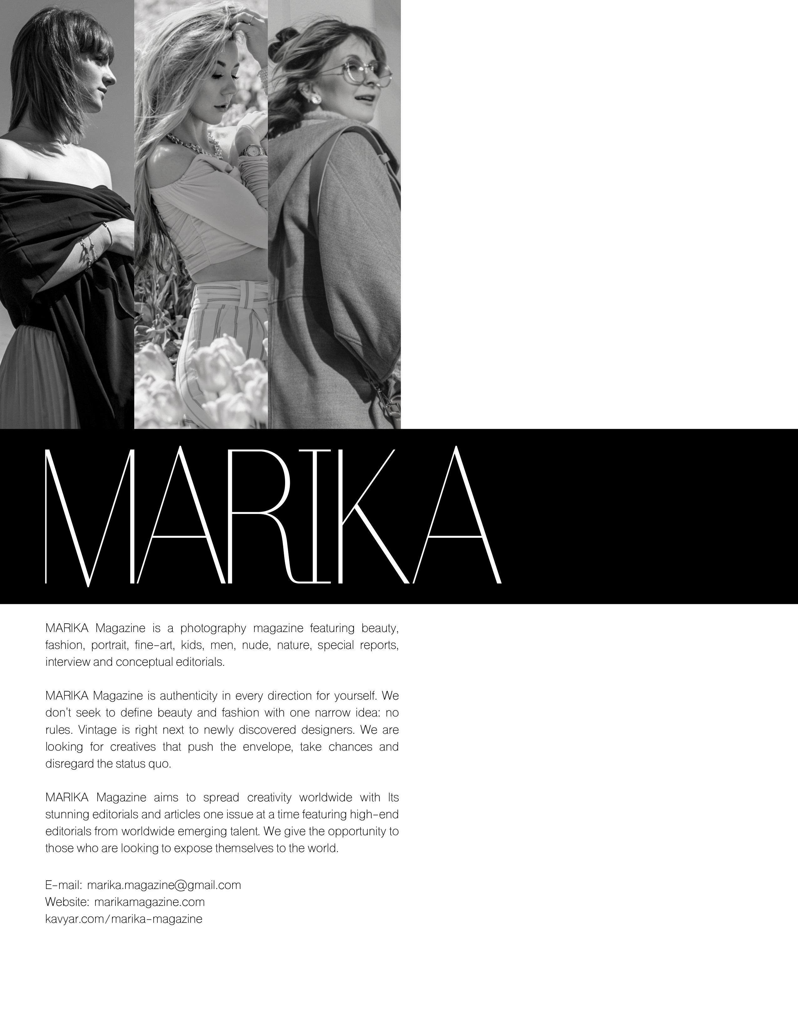 MARIKA MAGAZINE PORTRAIT. Обложка журнала. Фотограф Наталья Могилевская Мурманск Териберка Сейдозеро Рыбачий