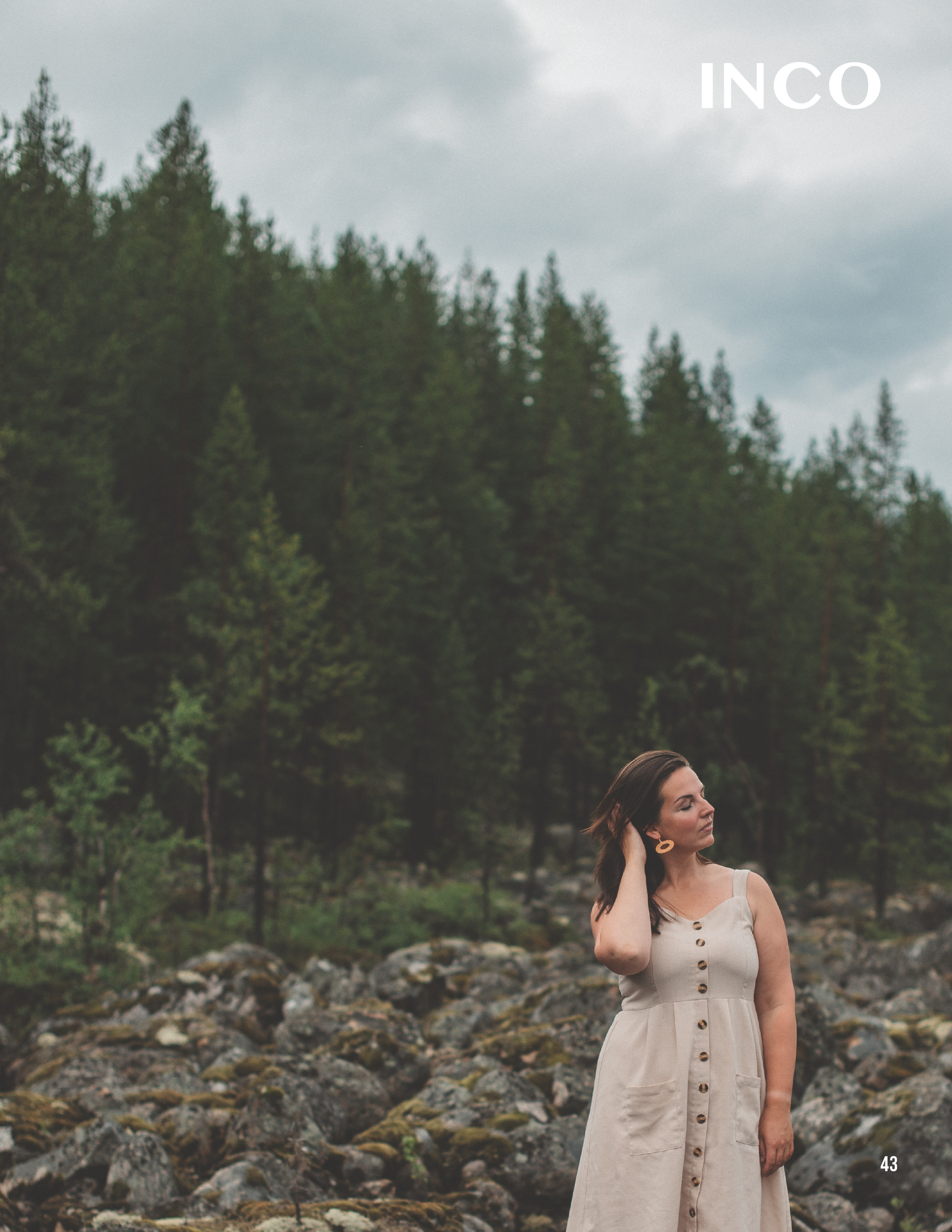 INCO. Наташа на камнях. Фотограф Наталья Могилевская Мурманск Териберка Сейдозеро Рыбачий