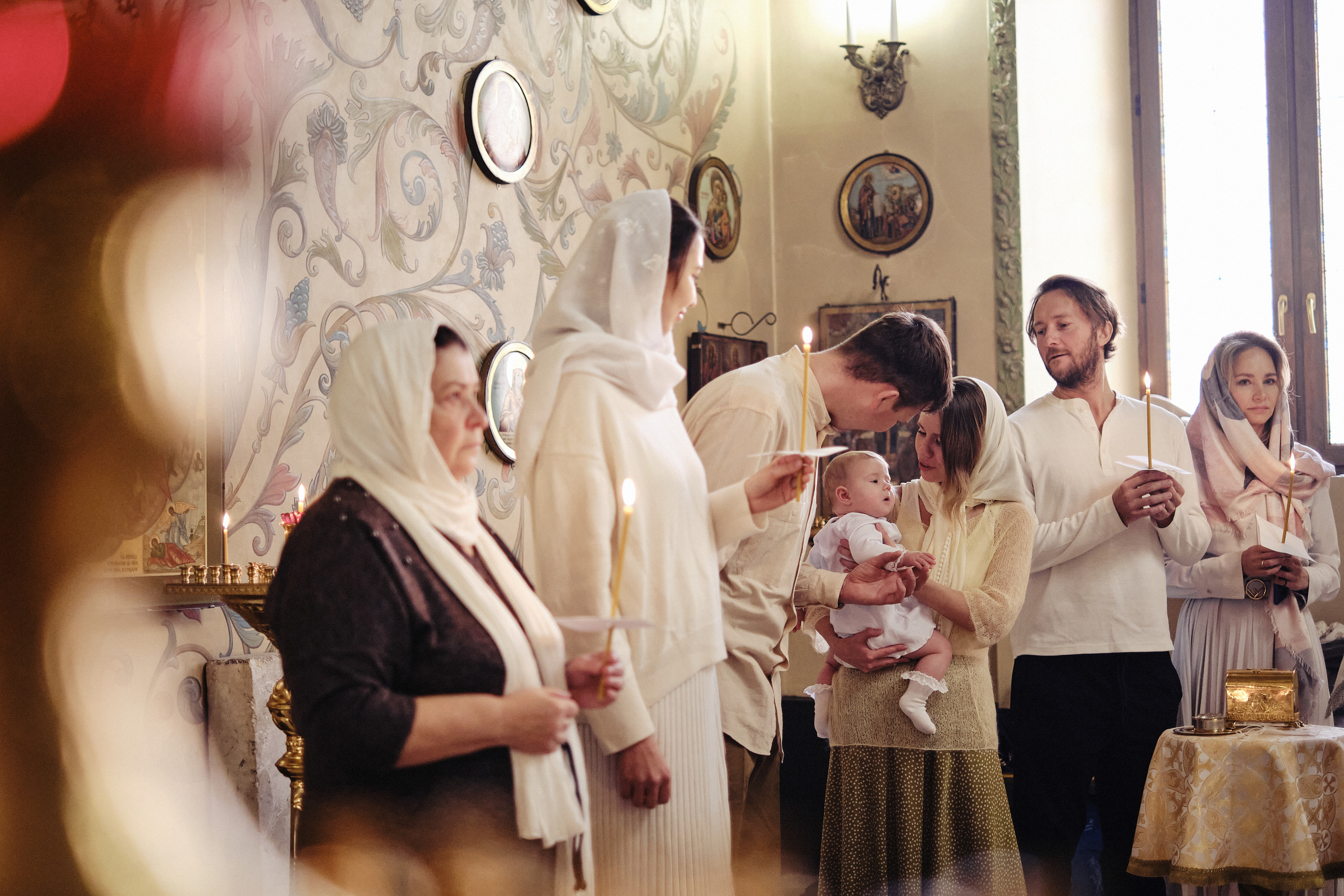 Таинство Крещения. Портретная и семейная фотосъемка в Москве