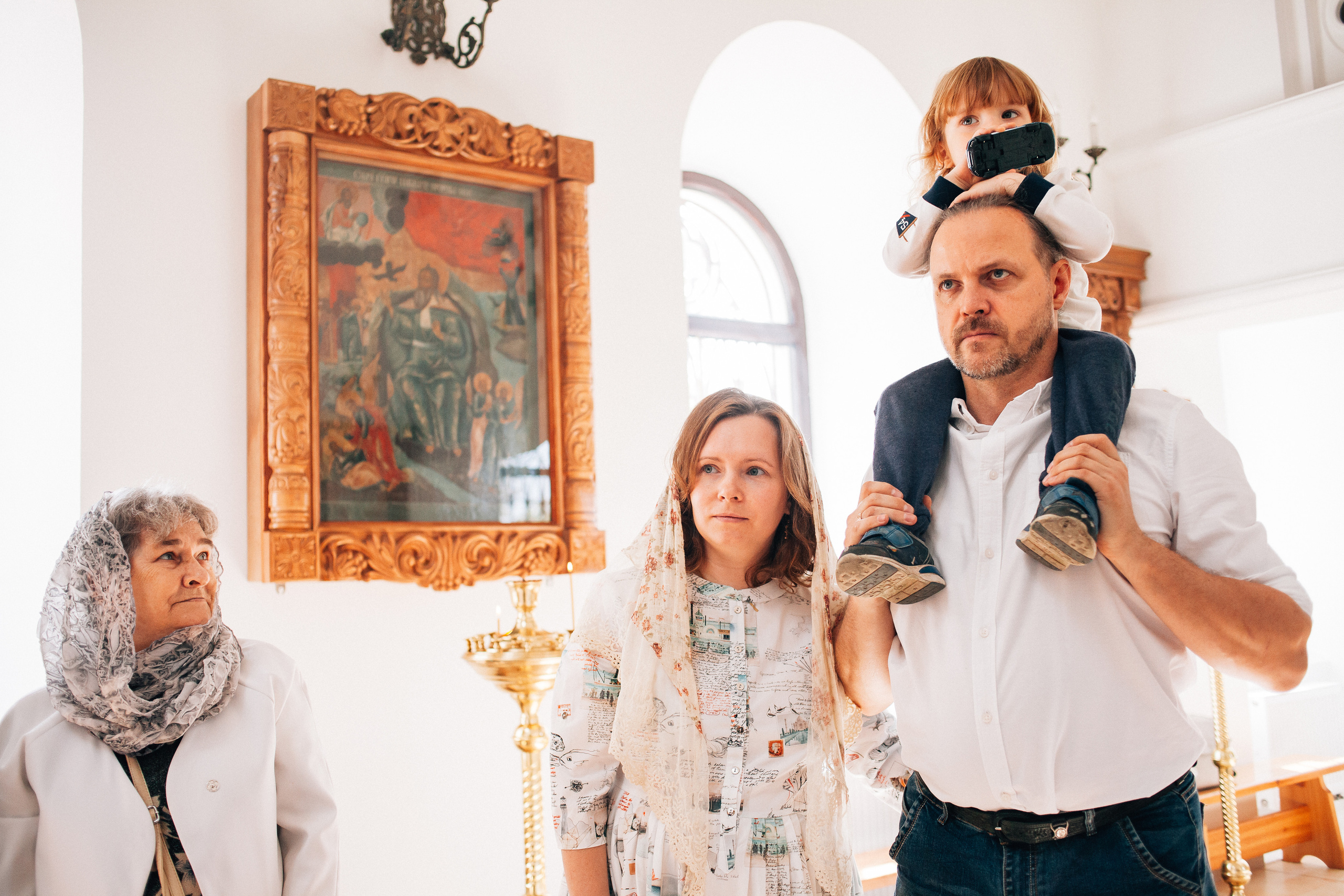 Таинство Крещения. Портретная и семейная фотосъемка в Москве