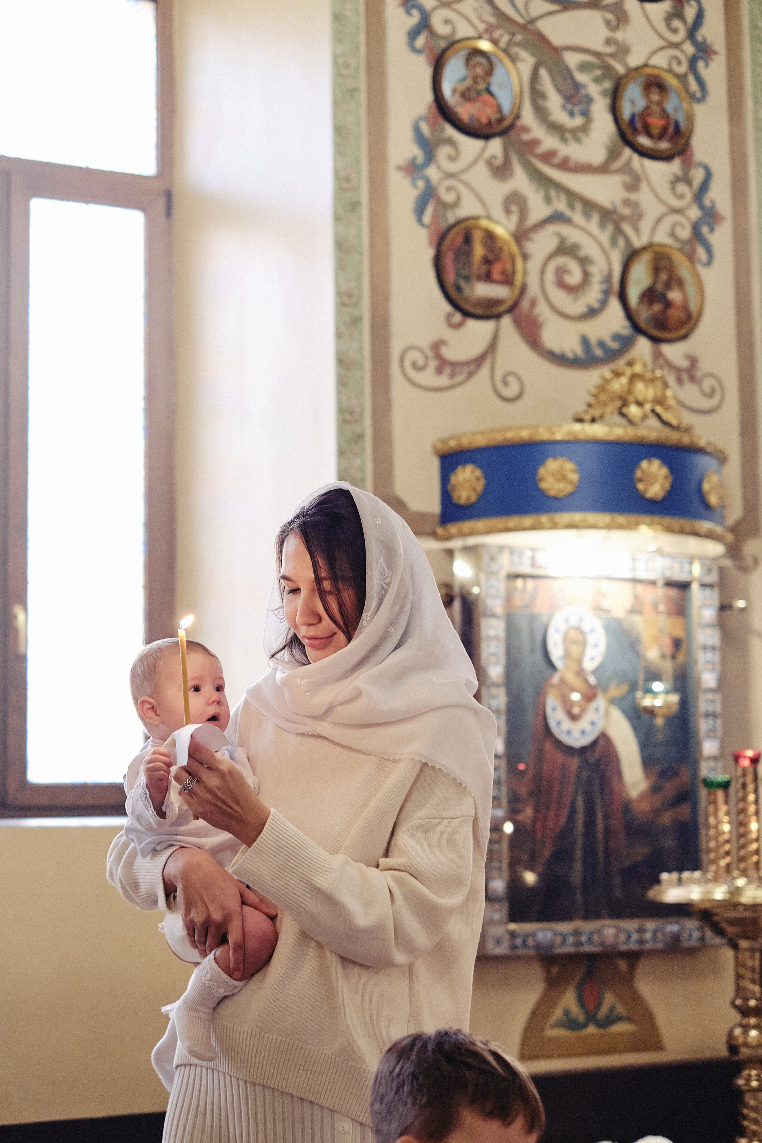 Таинство Крещения. Портретная и семейная фотосъемка в Москве