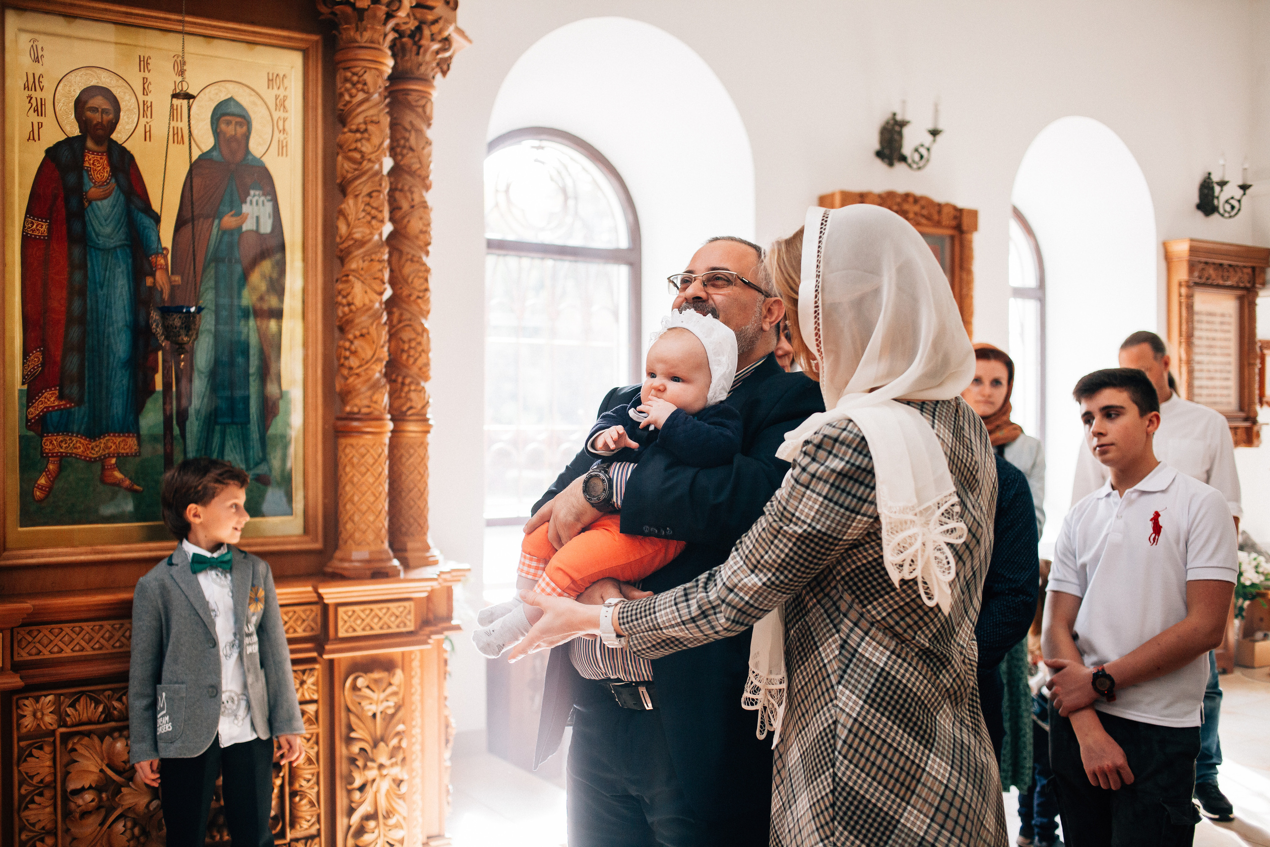Таинство Крещения. Портретная и семейная фотосъемка в Москве