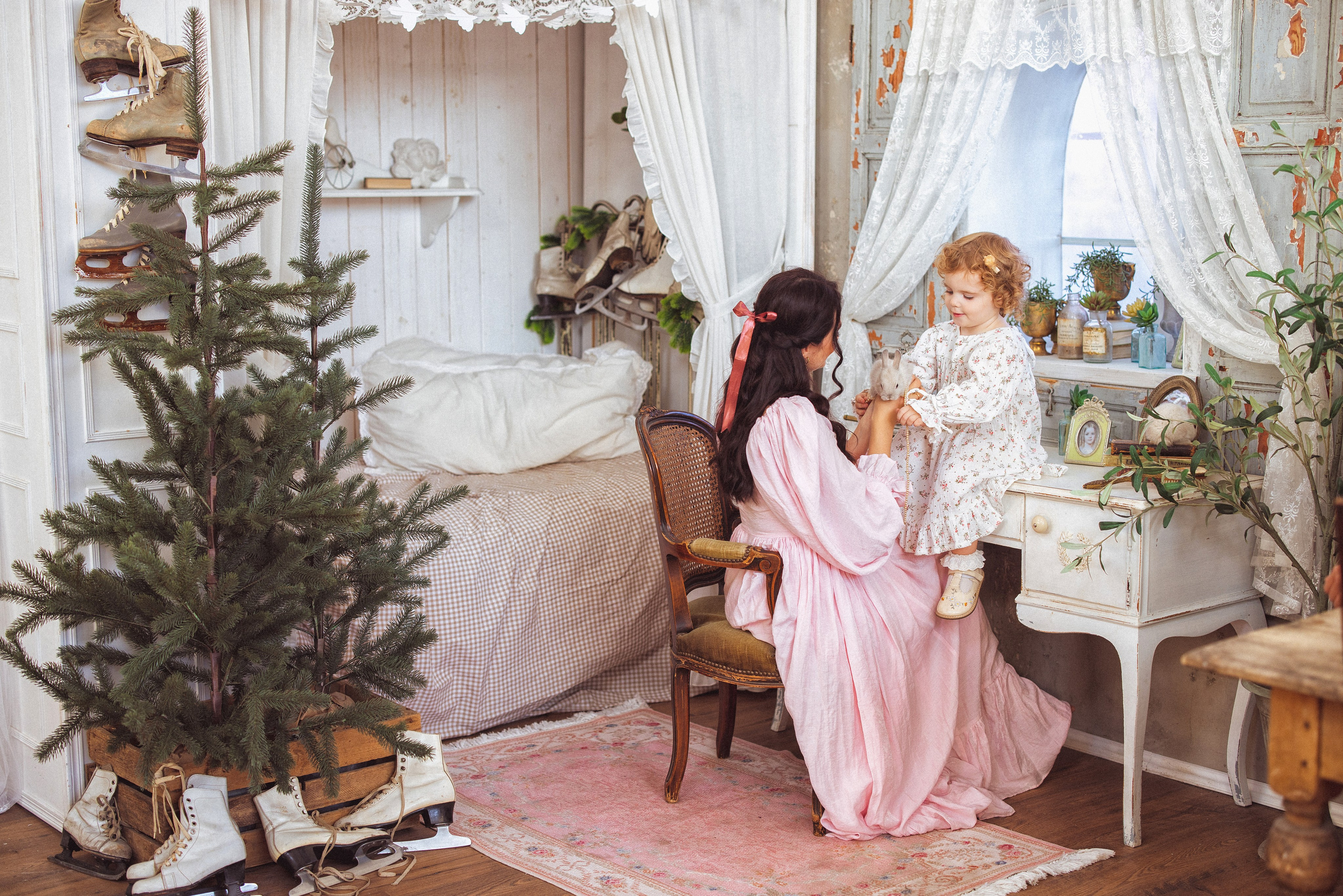 Новый год в стиле «ВИНТАЖ» 2023-2024. Семейный и детский фотограф в Краснодаре Анна Трашкова