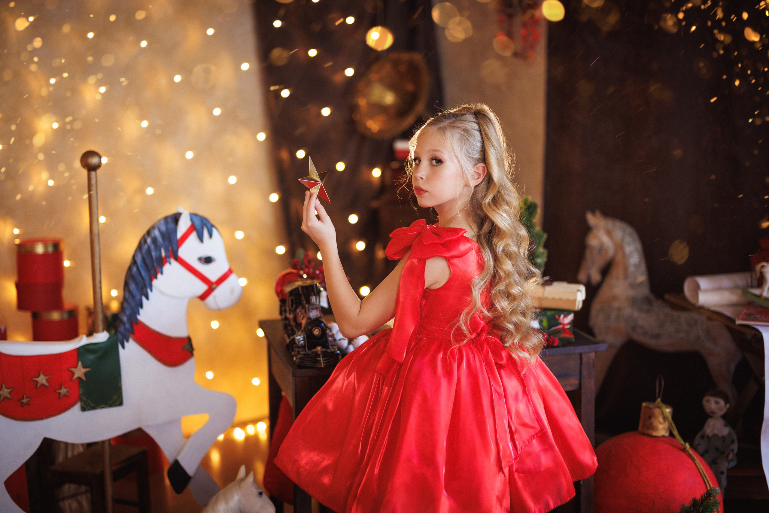 Новогодняя фотосессия в фотостудии «Эль», город Краснодар. Семейный и детский фотограф в Краснодаре Анна Трашкова