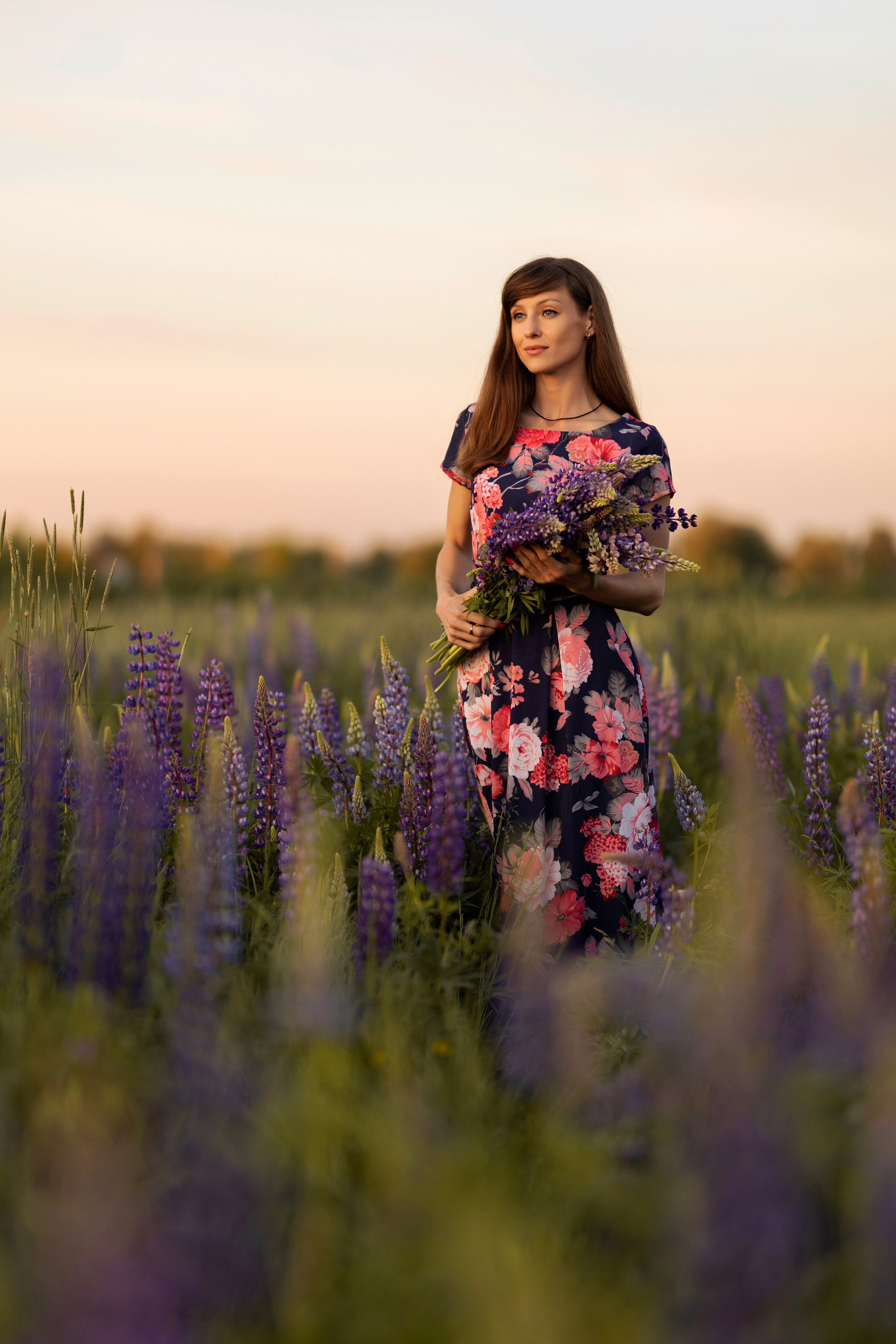 Фотосессия с люпинами. Семейный и свадебный фотограф в Санкт-Петербурге Татьяна Швыкова