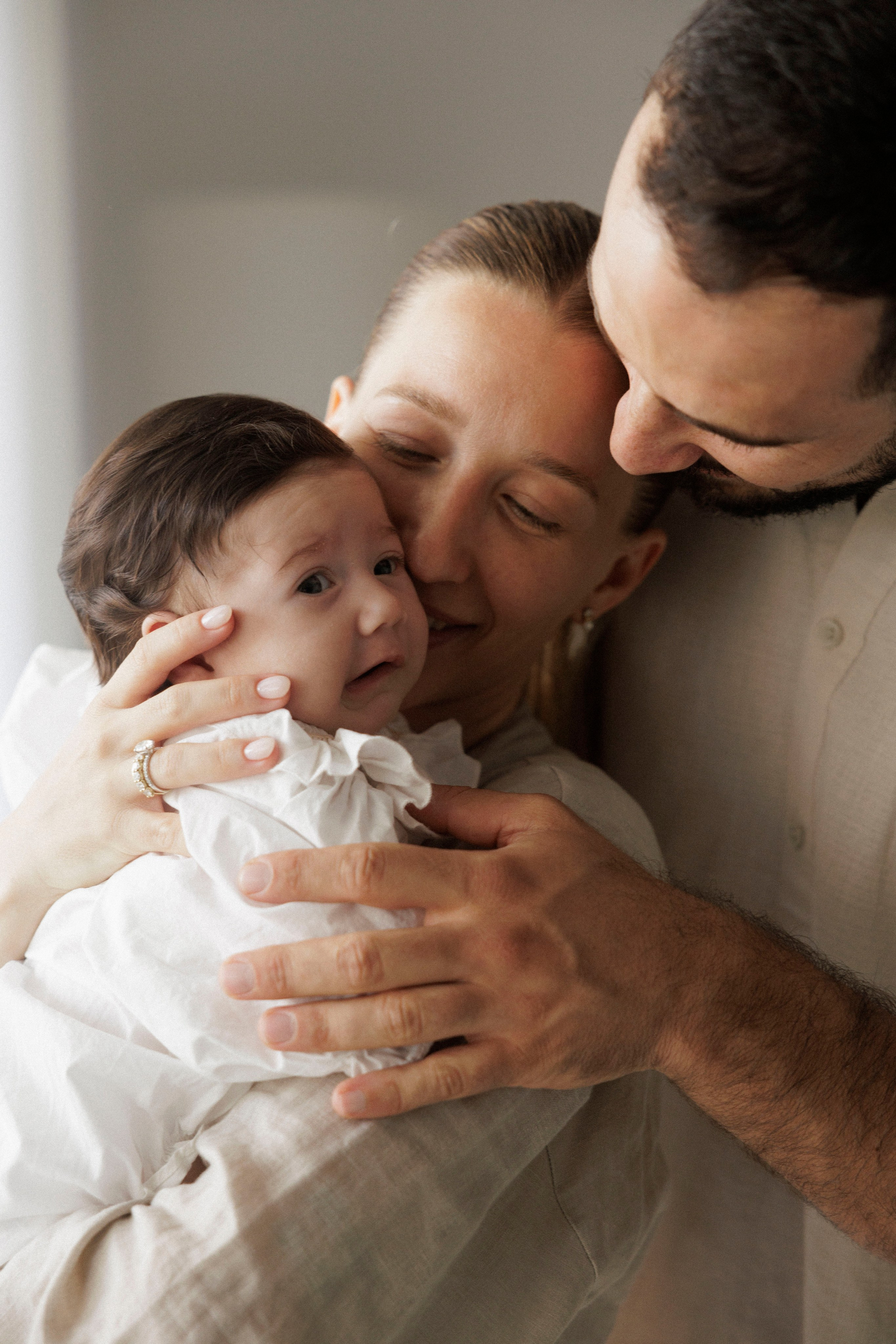 New born family photoshoot at home. Wedding and family photographer