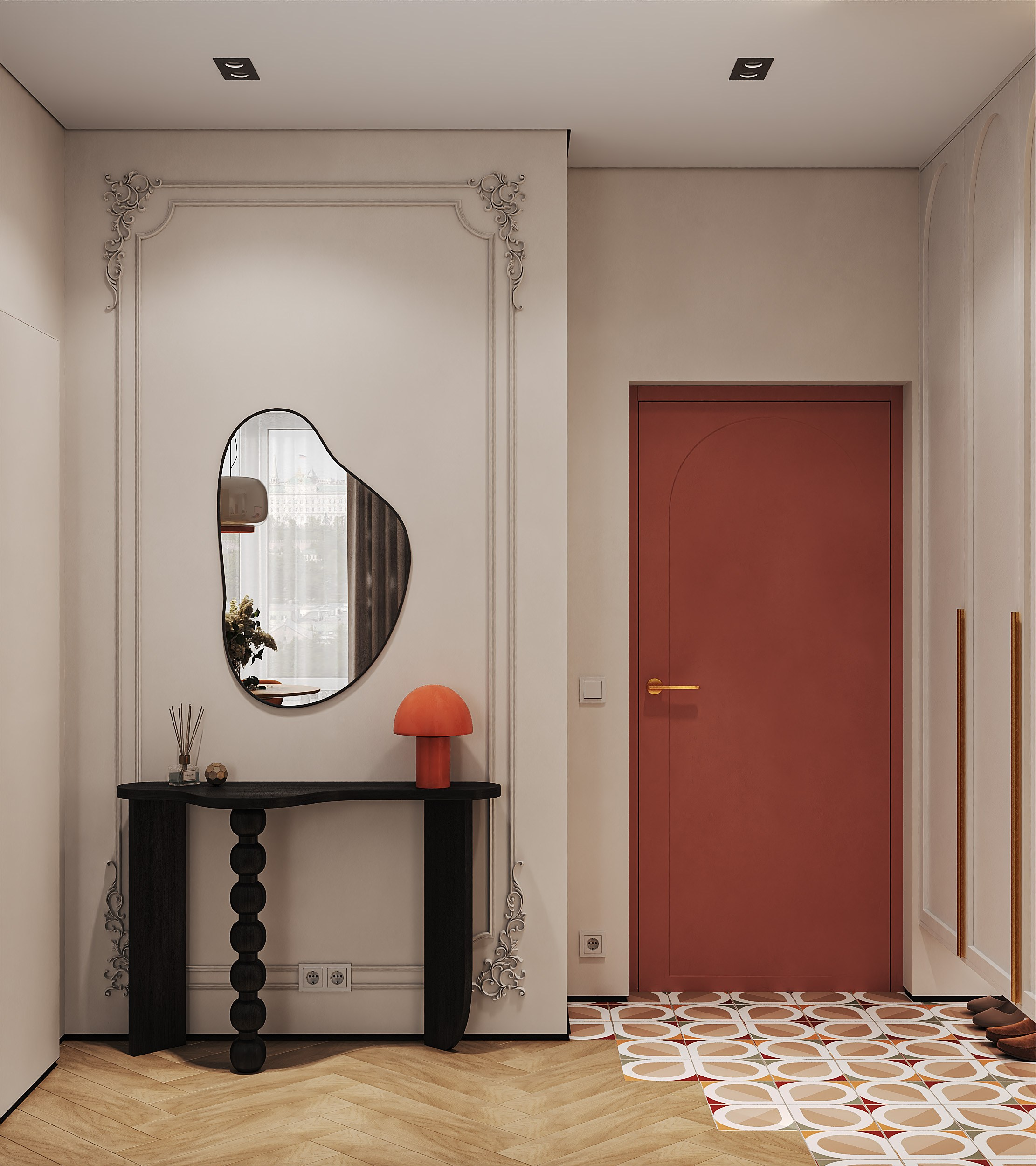 Яркая, сочная и уютная 1-комнатная квартира 🧡