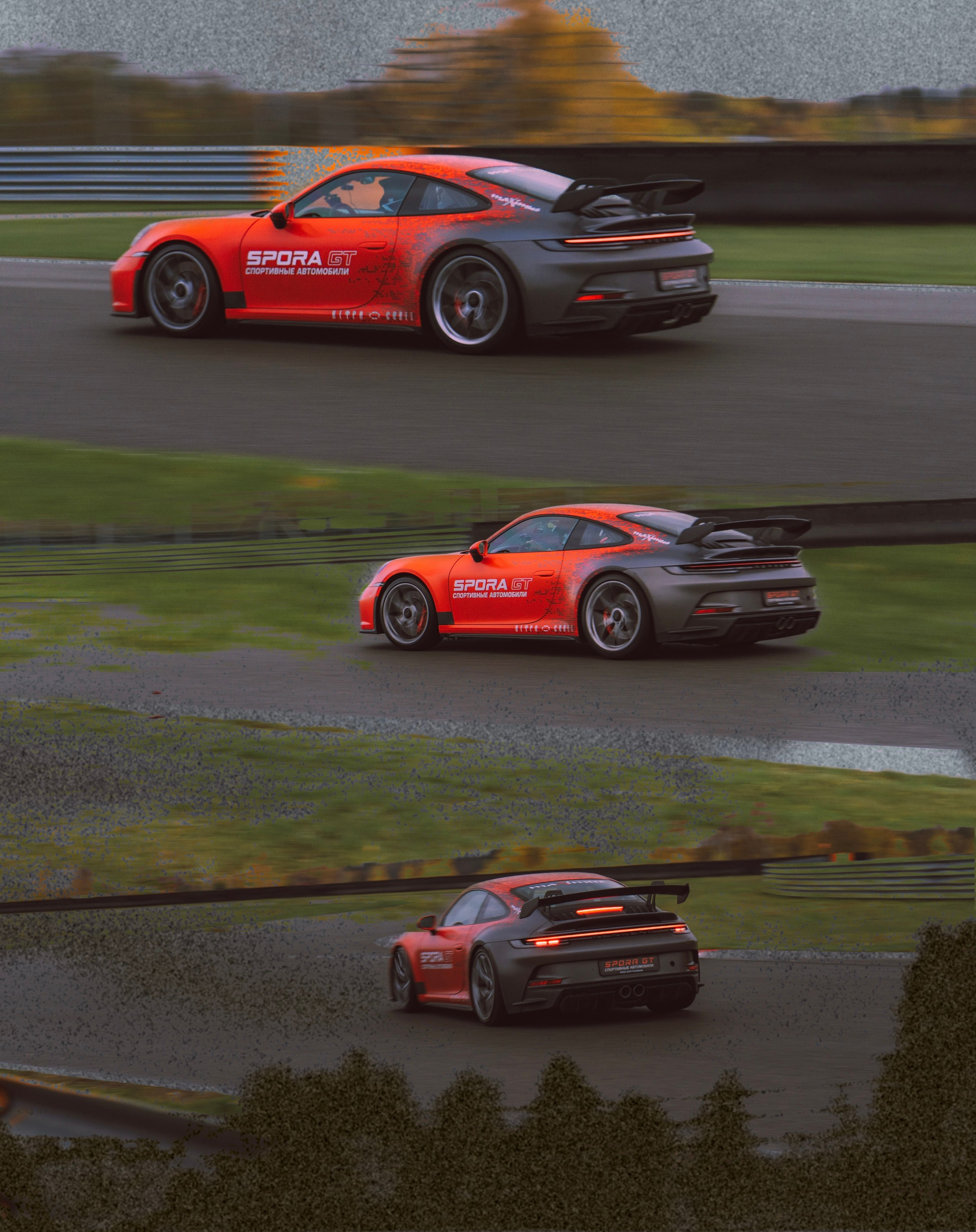 Pinky Speed (992 PORSCHE 911 GT3). Автомобильный и коммерческий фотограф Москва