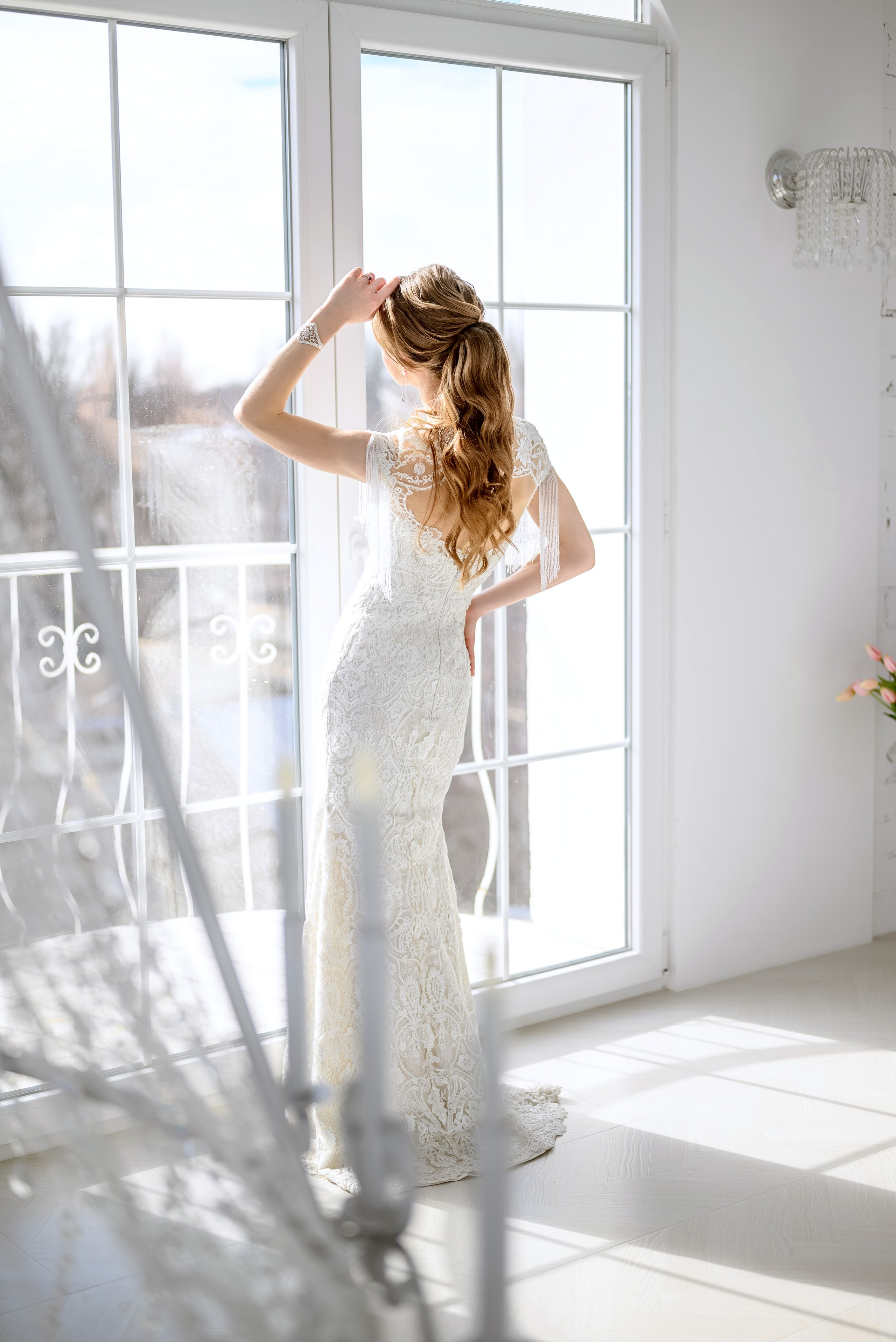 Свадебная фотосессия в залах фотостудии Аврора. Юлия Басня семейный и свадебный фотограф в Донецке