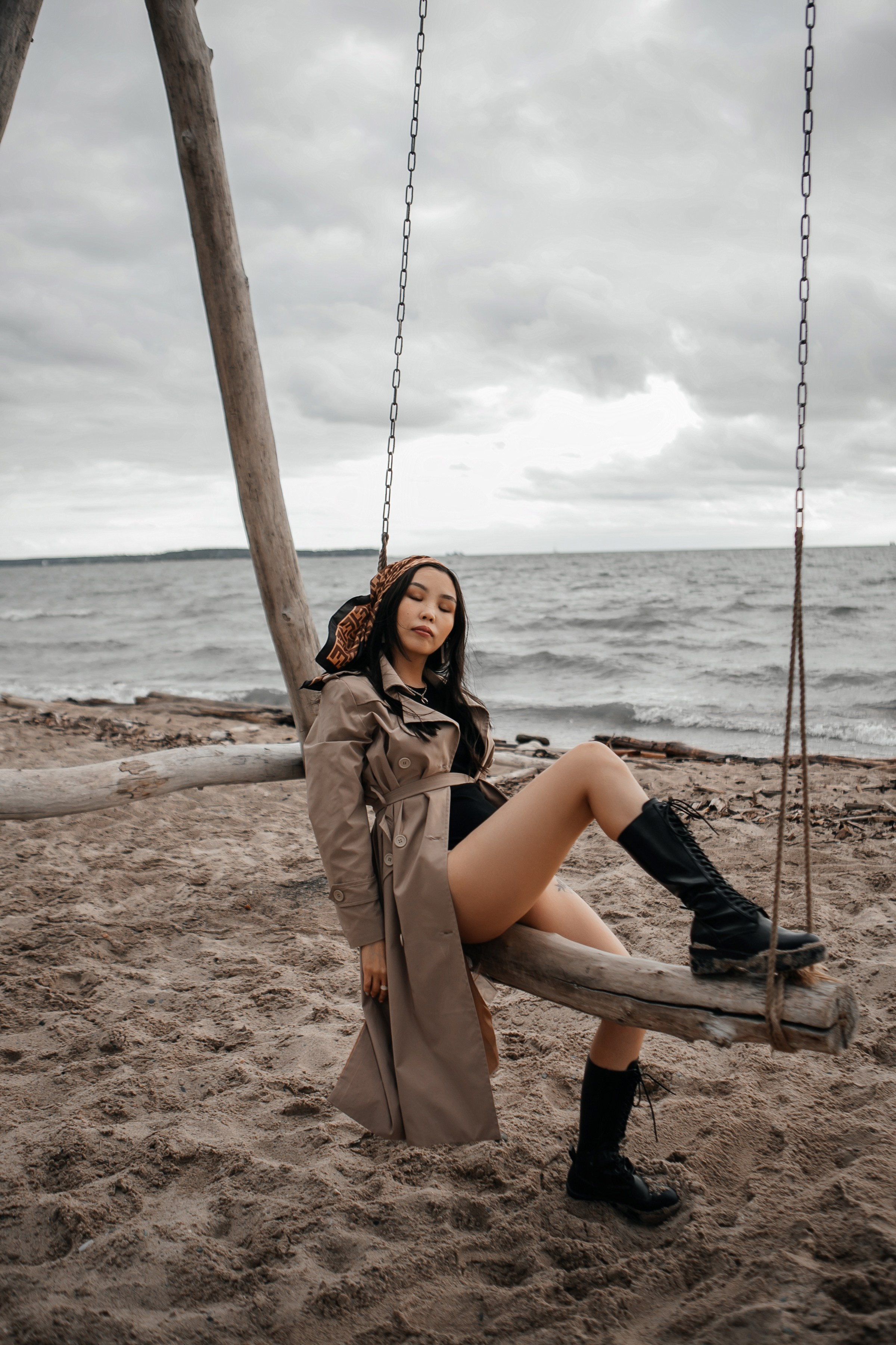 Оксана Обское море. Фотограф Санкт-Петербург Раднаева Юлия