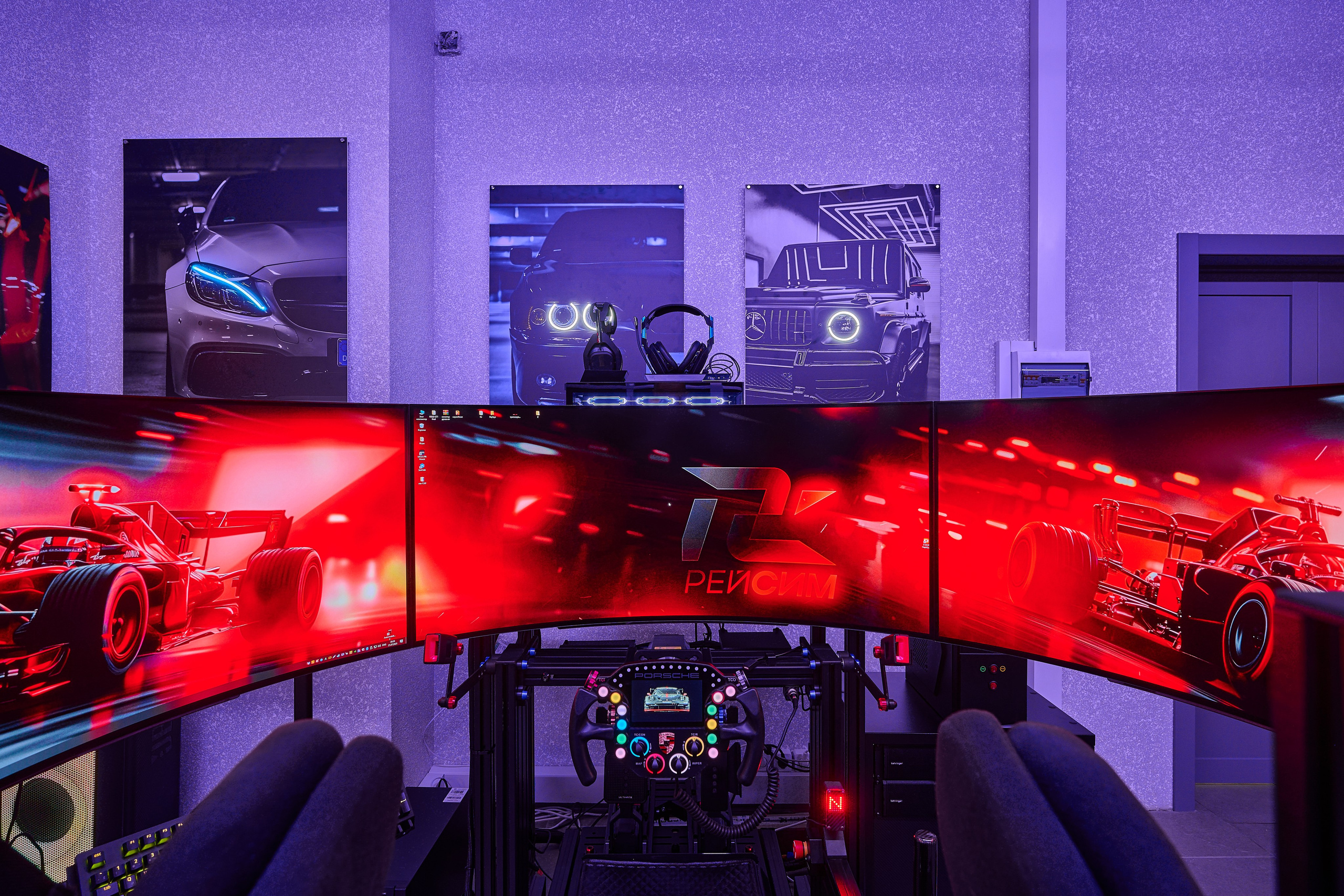 РЕЙСИМ Гоночные автосимуляторы. Интерьерный фотограф в Краснодаре