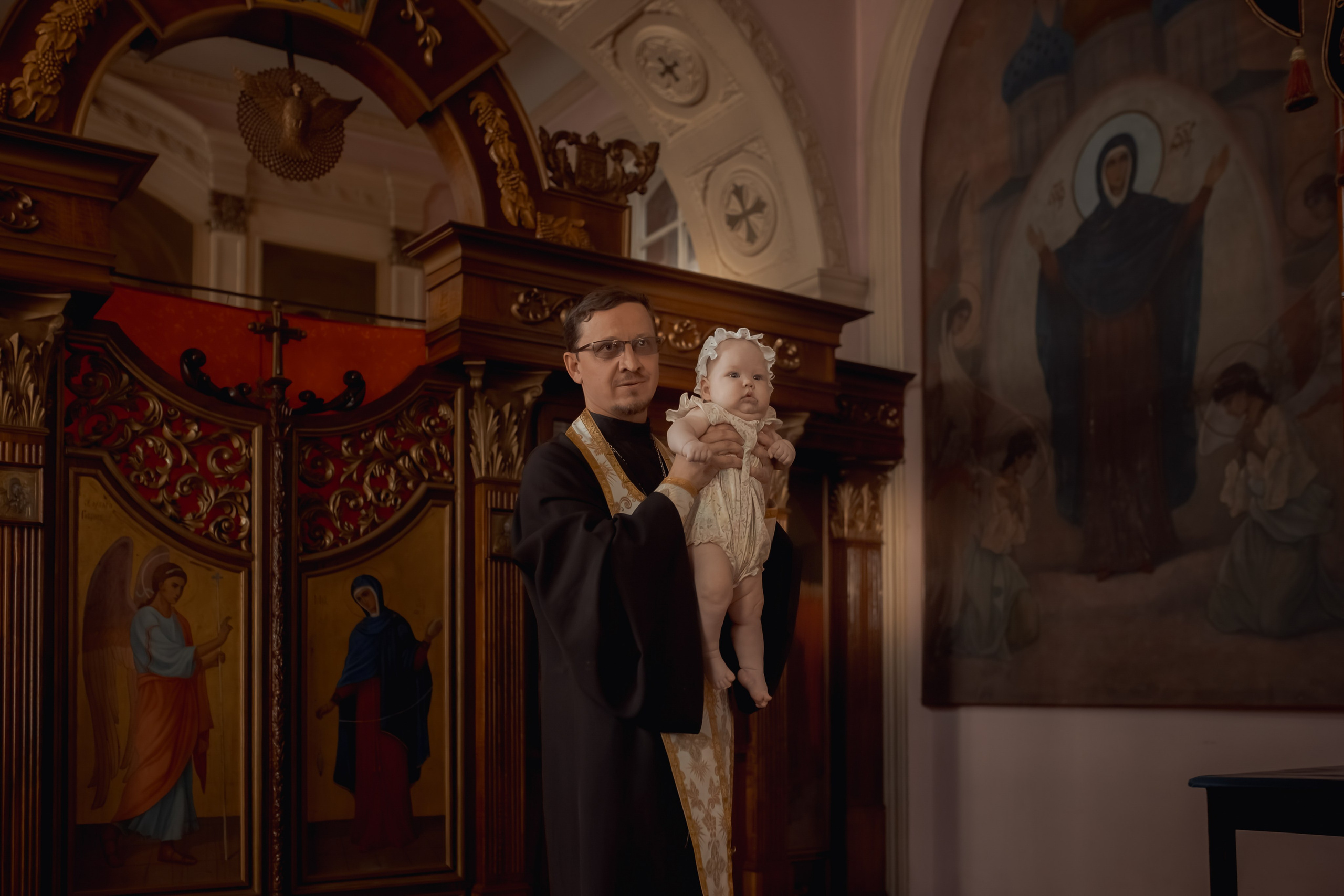 Таинство Крещения Софии. Фотограф на Крещение и Венчание в Ташкенте