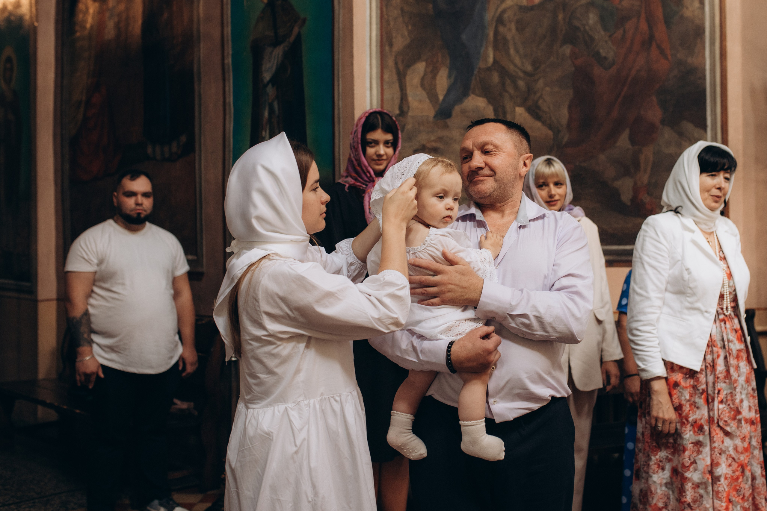 Крещение Христина. Семейный и домашний фотограф в Москве и МО Королева Валерия