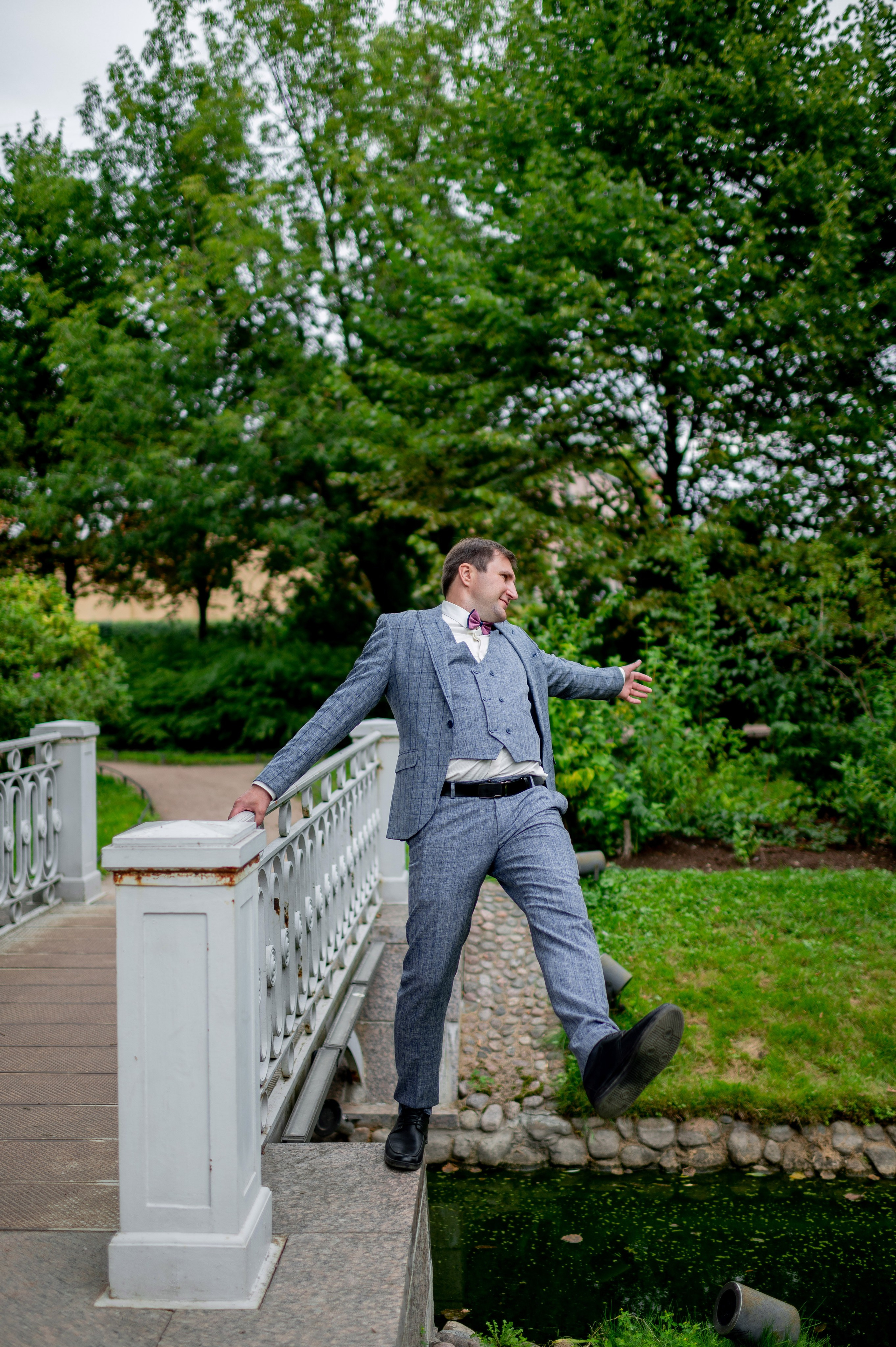 Анастасия и Игорь (фотосессия во Втором Дворце Бракосочетания, Польский сад, здание городской Ратуши). Портретный, семейный и свадебный фотограф в Санкт-Петербурге и в Пушкине Ширяев Денис