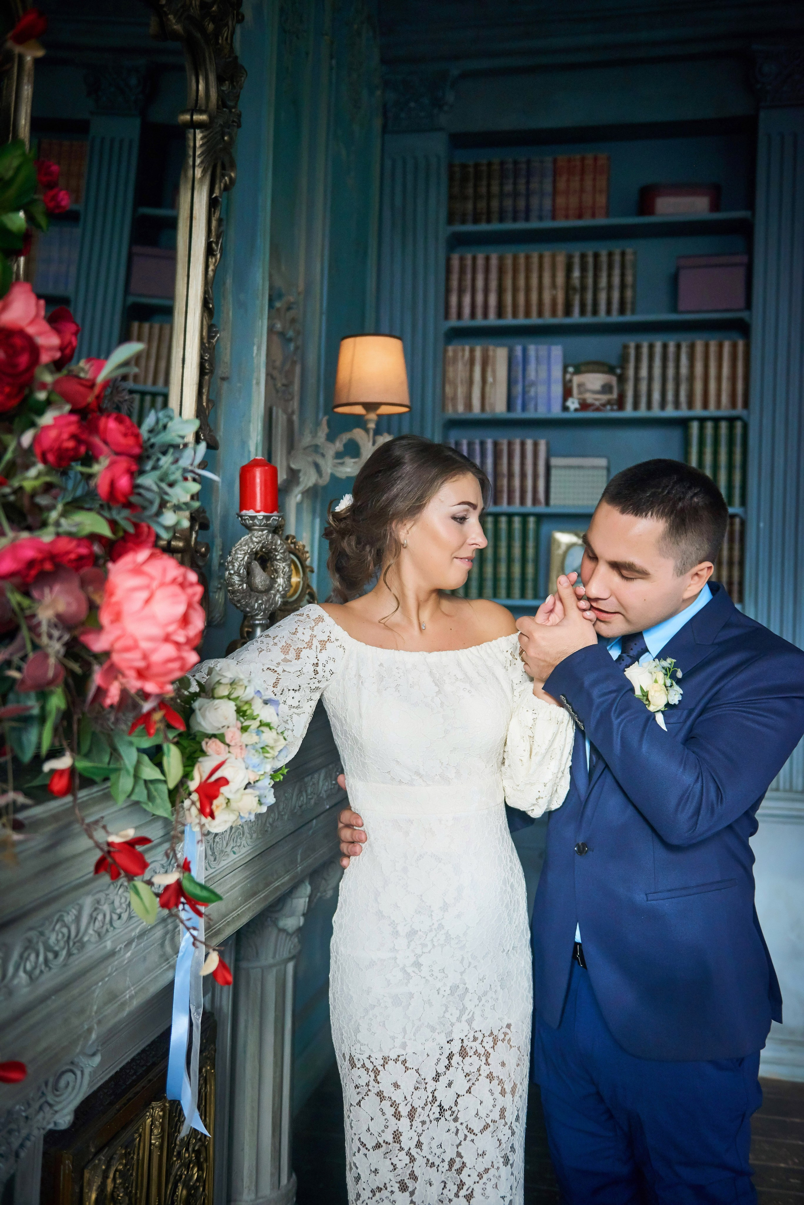 Свадебная фотосессия в студии. Портретный, семейный и свадебный фотограф в Санкт-Петербурге и в Пушкине Ширяев Денис