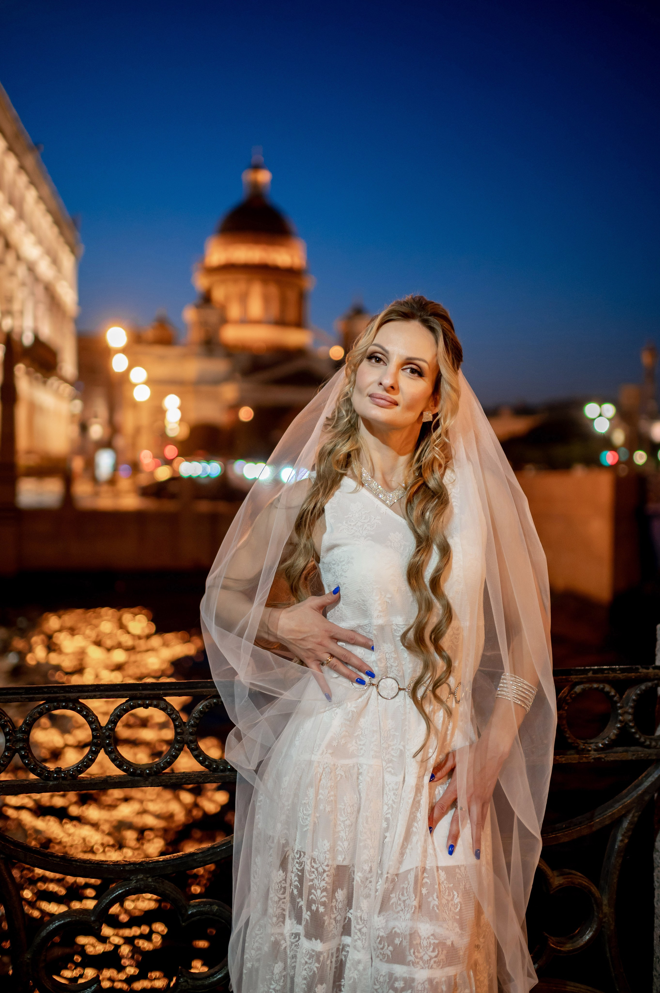 Екатерина и Андрей (свадебная фотосессия в вечернем Петербурге). Портретный, семейный и свадебный фотограф в Санкт-Петербурге и в Пушкине Ширяев Денис