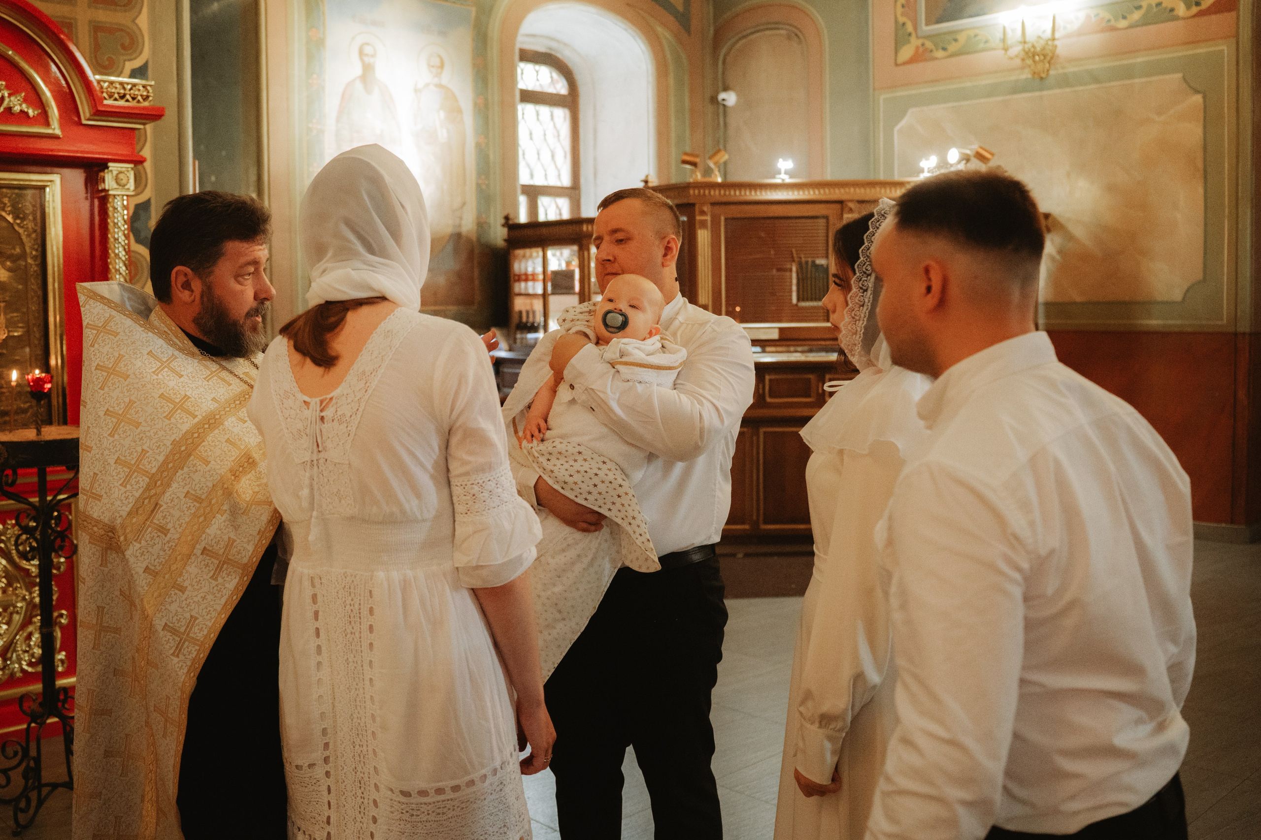 Крещение Матвея. Семейный фотограф • Домашние съемки в Нижнем Новгороде