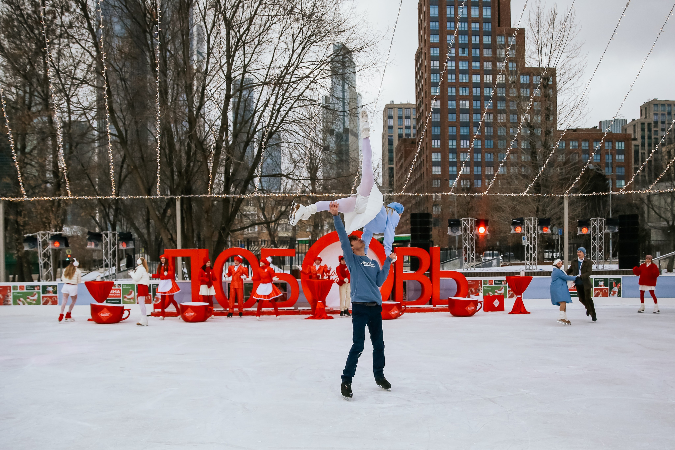 Ледовое шоу Сити каток Московское Чаепитие. Фотограф и видеограф Анна Домашенко