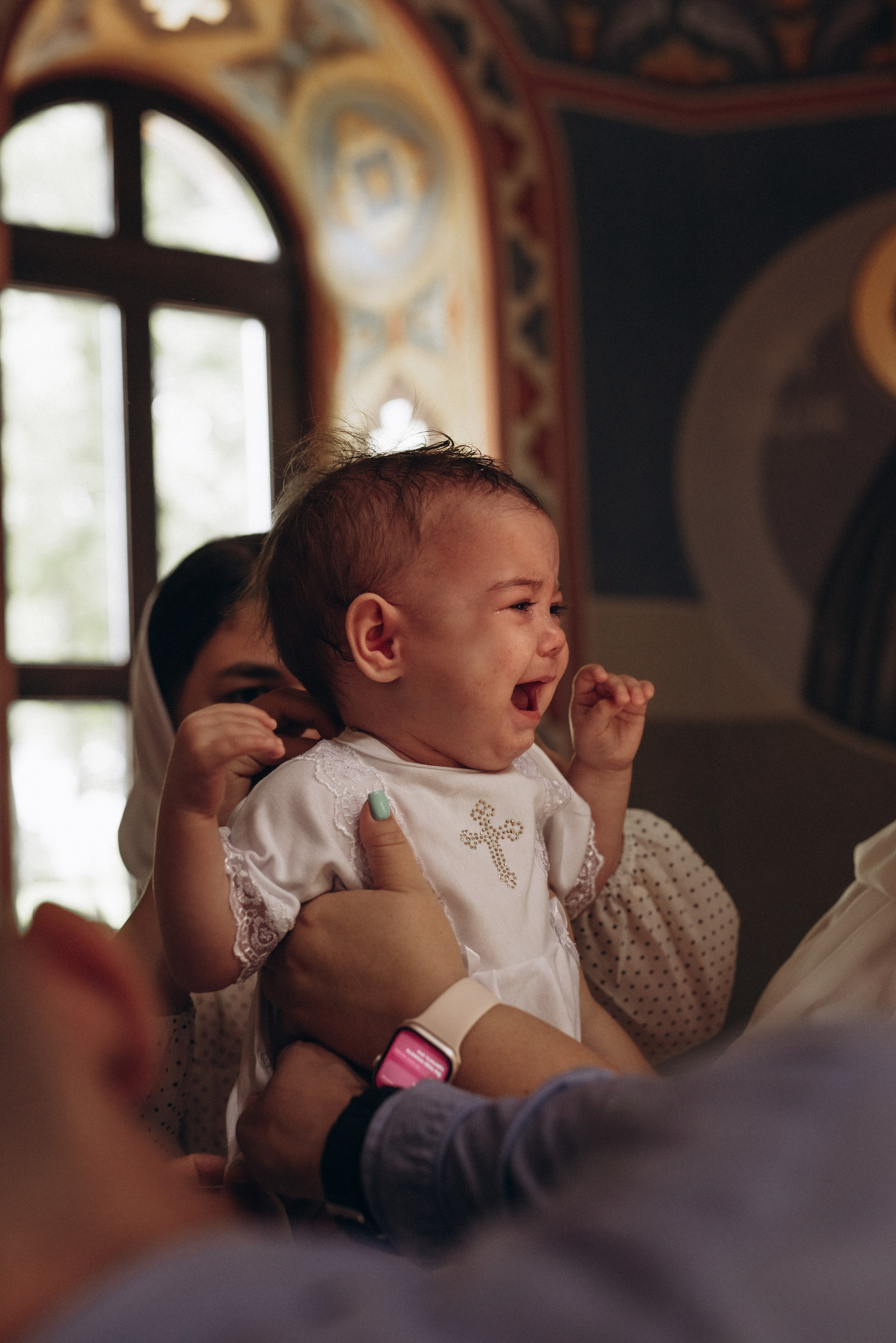 Крещение Ксении и Елизаветы. Фотограф новорождённых и семейный фотограф в Иваново Любовь Капранова