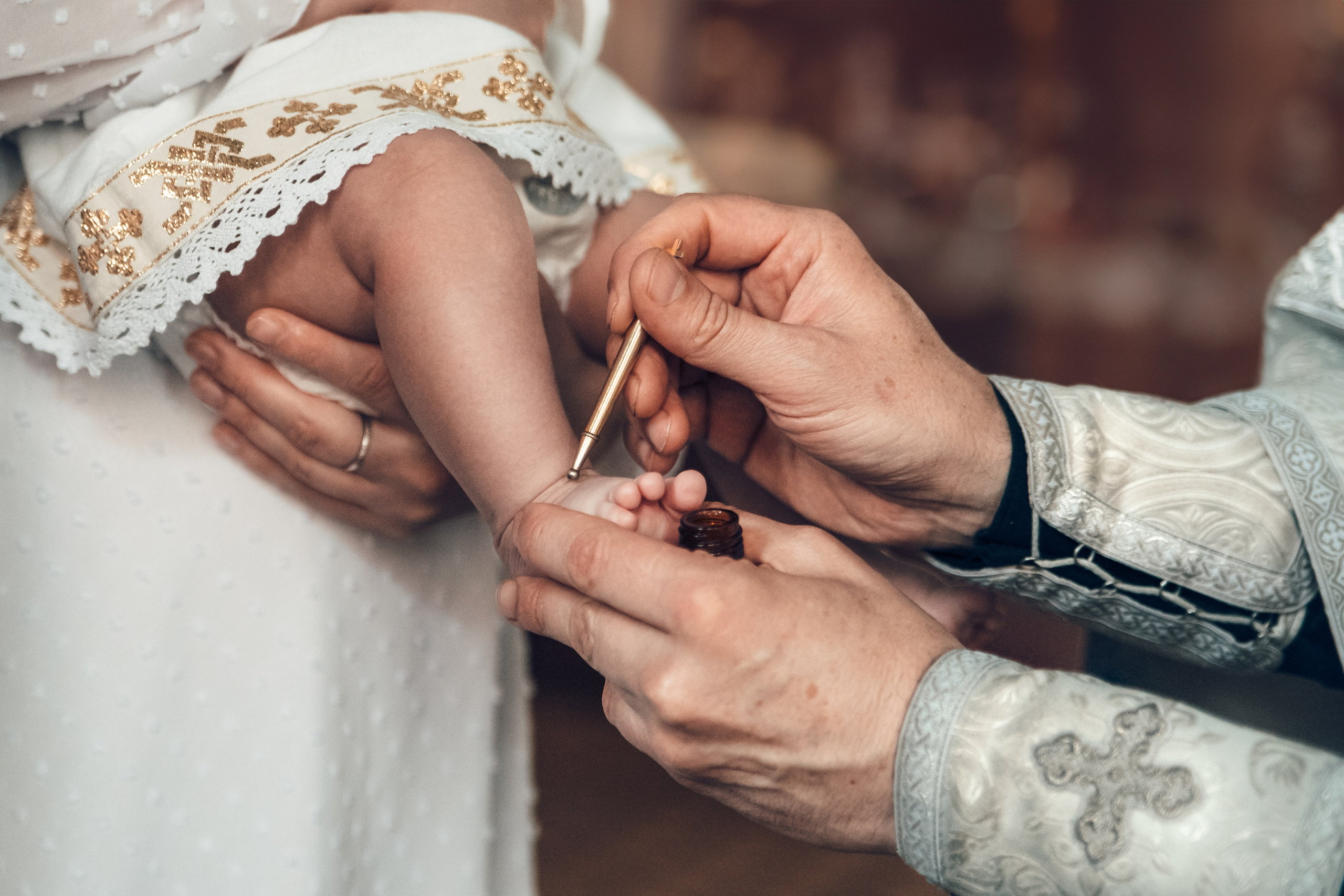 Крещение Василисы. Семейный фотограф в Калуге Ирина Ушакова. Фотограф на роды