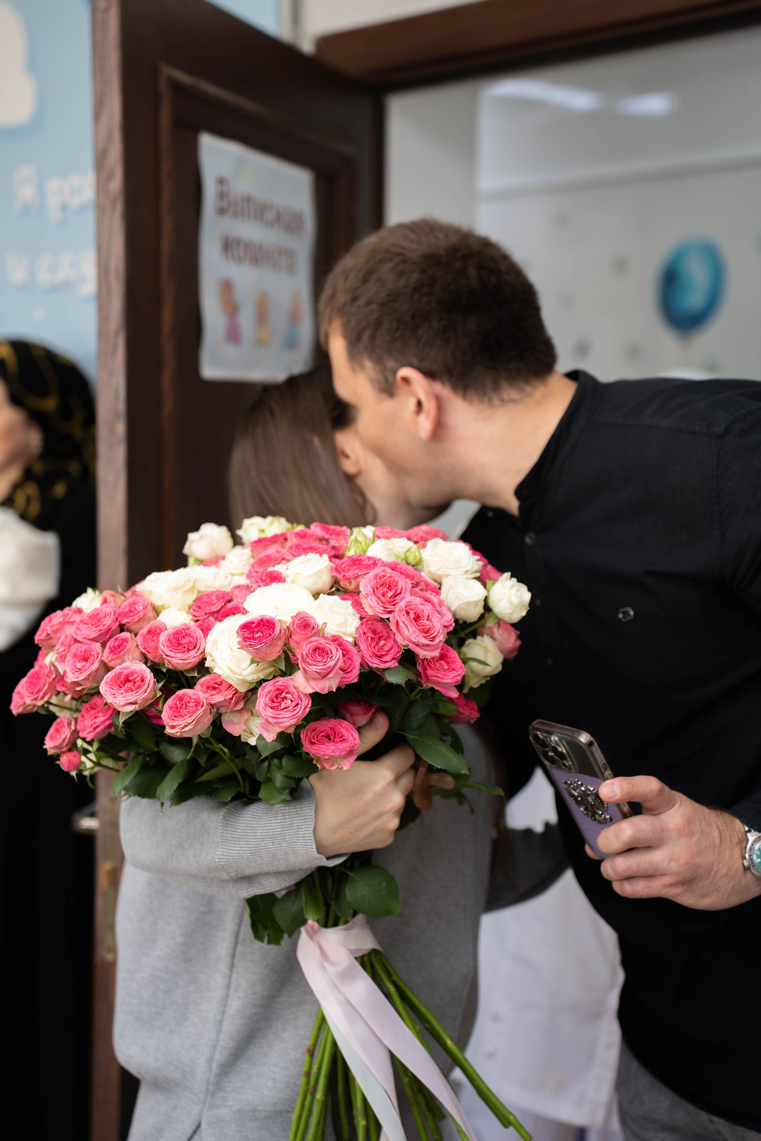 Выписка из роддома. Фотограф Дана Ахмедова