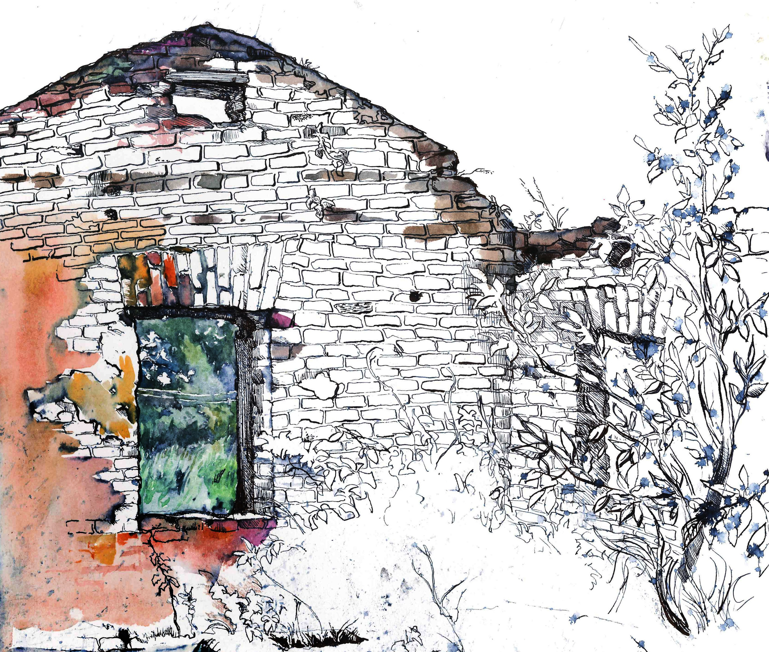 Путевые зарисовки. Художник Перепеченова-Феофанова Анна