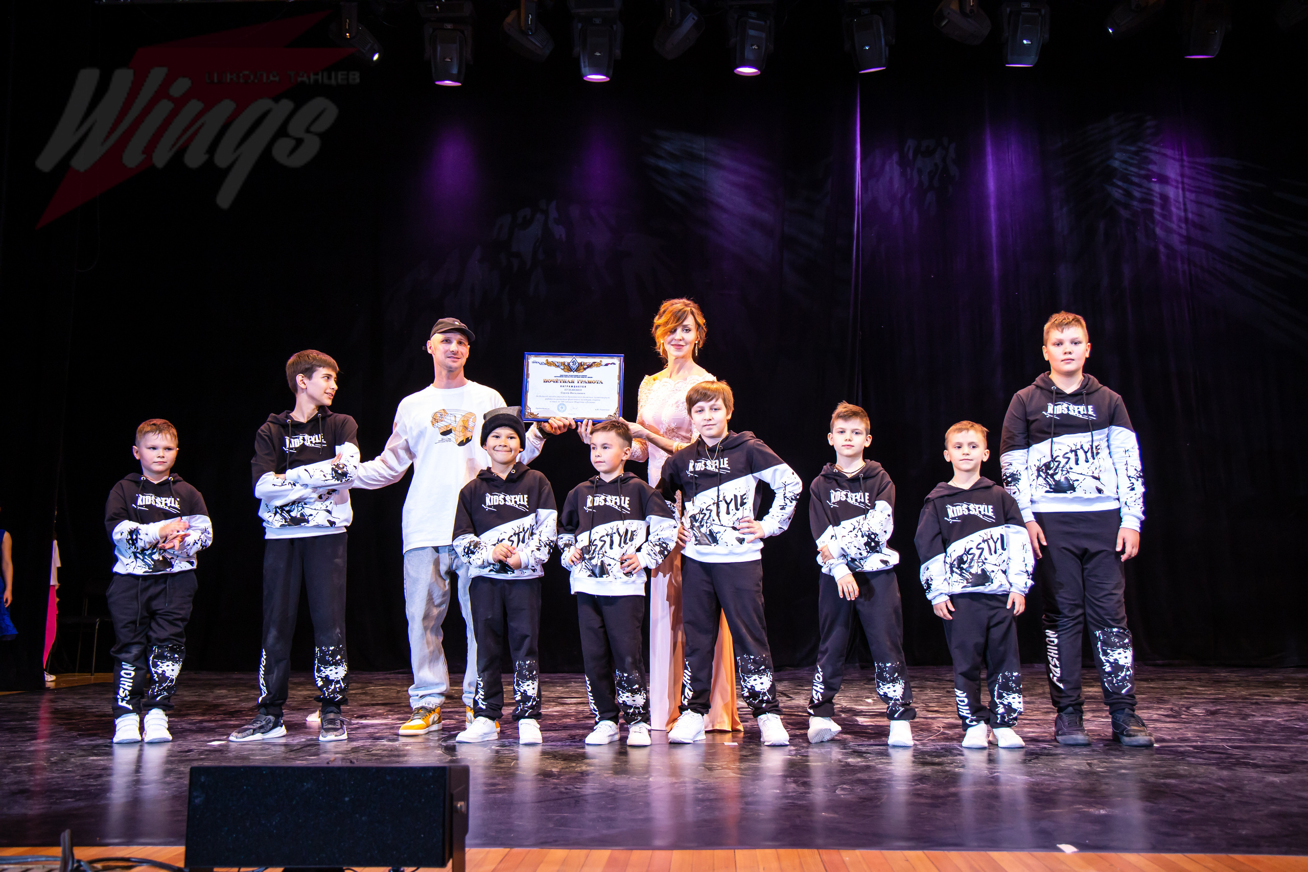 Съёмка фото и видео концерта для школы танцев. Профессиональная фото и видеосъемка. Москва