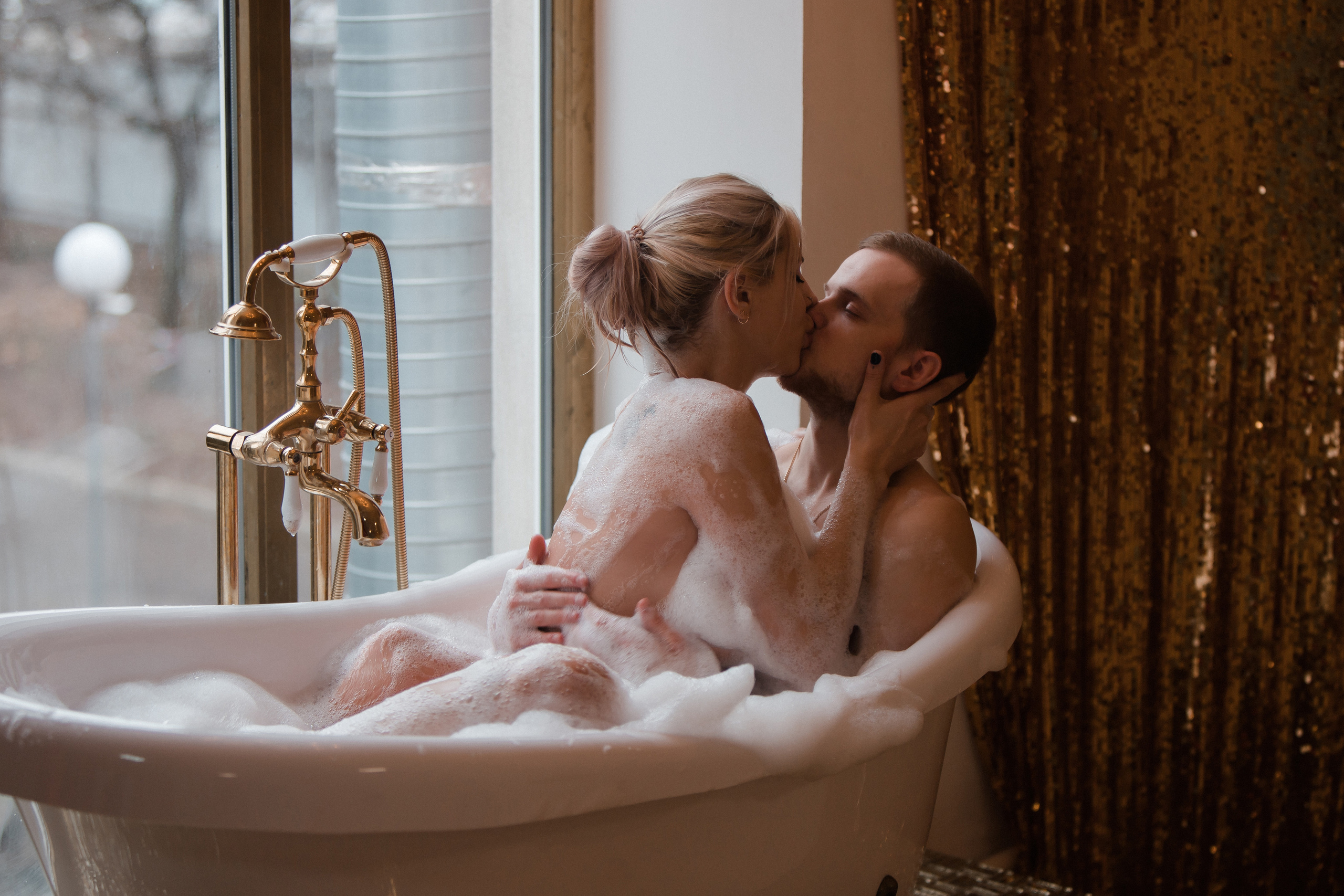 Фотосессия в ванной. Свадебный фотограф Краснодар Елена Воробьева